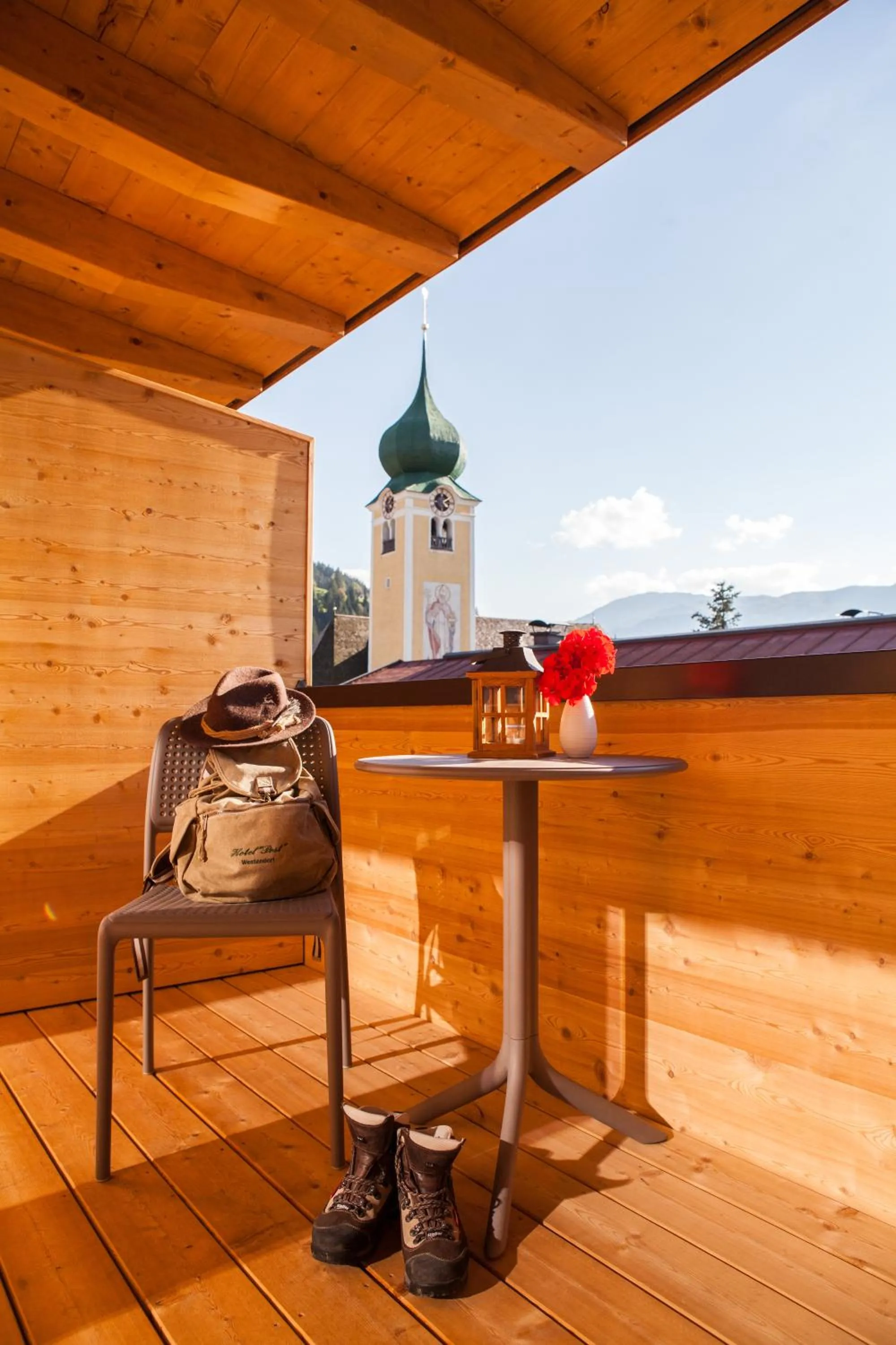 Balcony/Terrace in Hotel Post