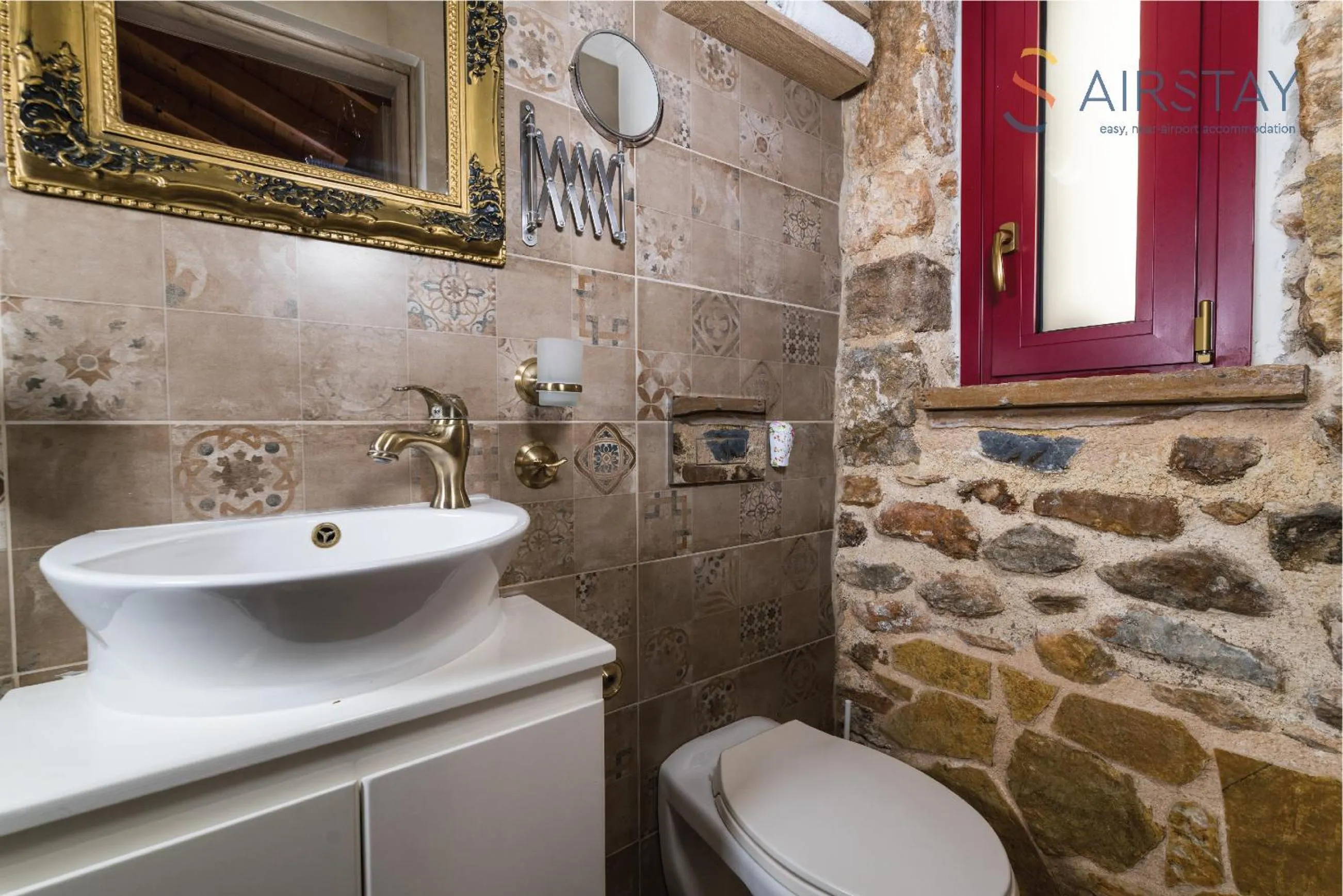 Shower in Orianna Apartment Airport by Airstay