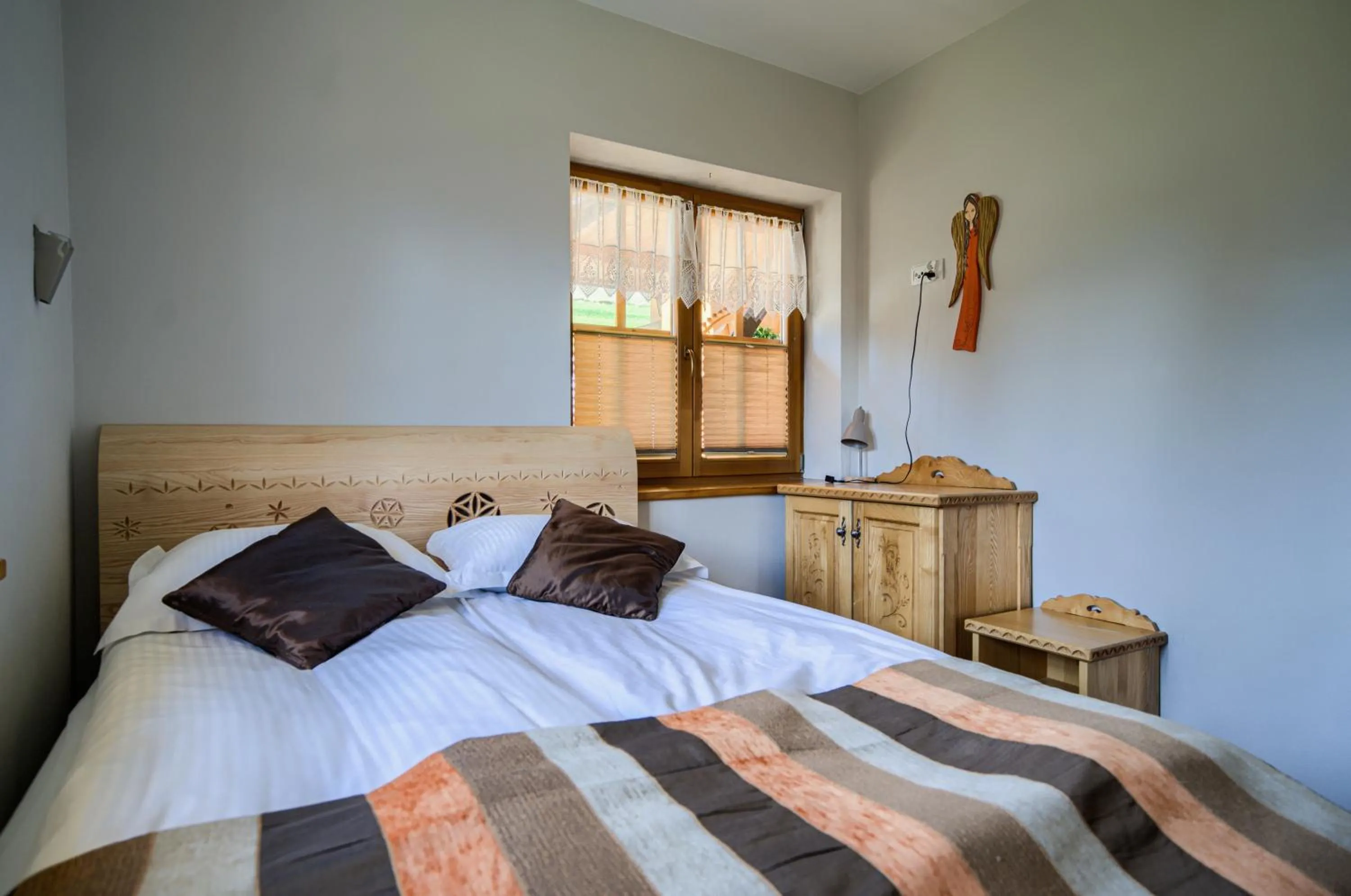 Bedroom, Bed in Butorowy Dwór