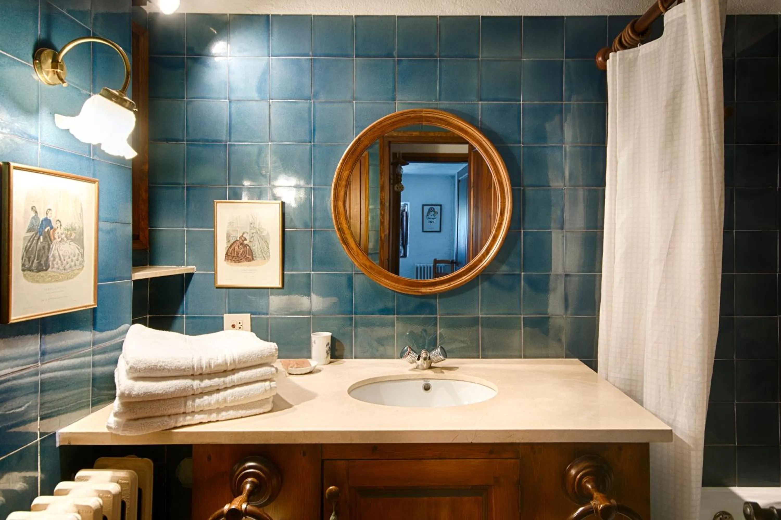 Bathroom in Masia Can Pou