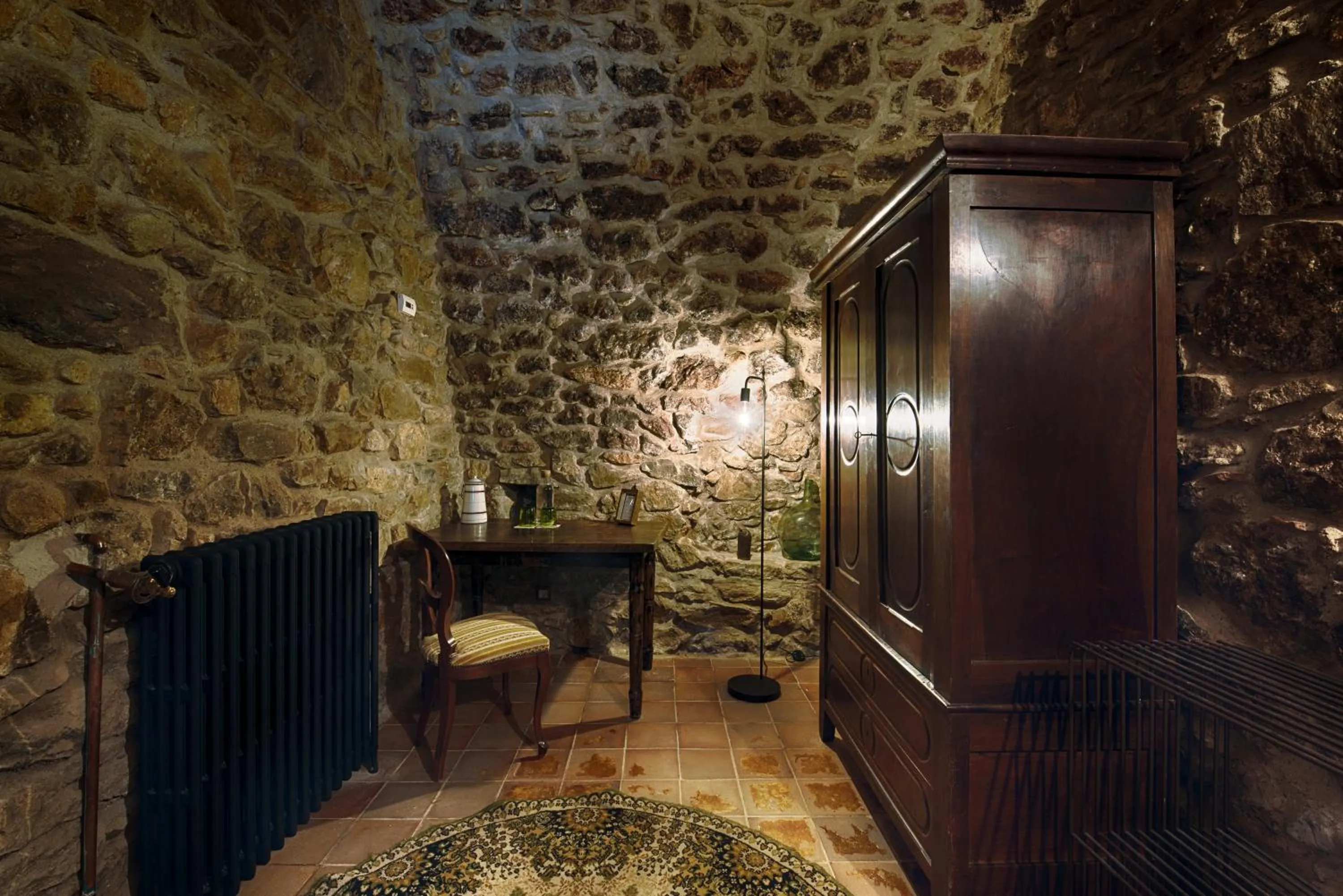 Living room in Masia Can Pou