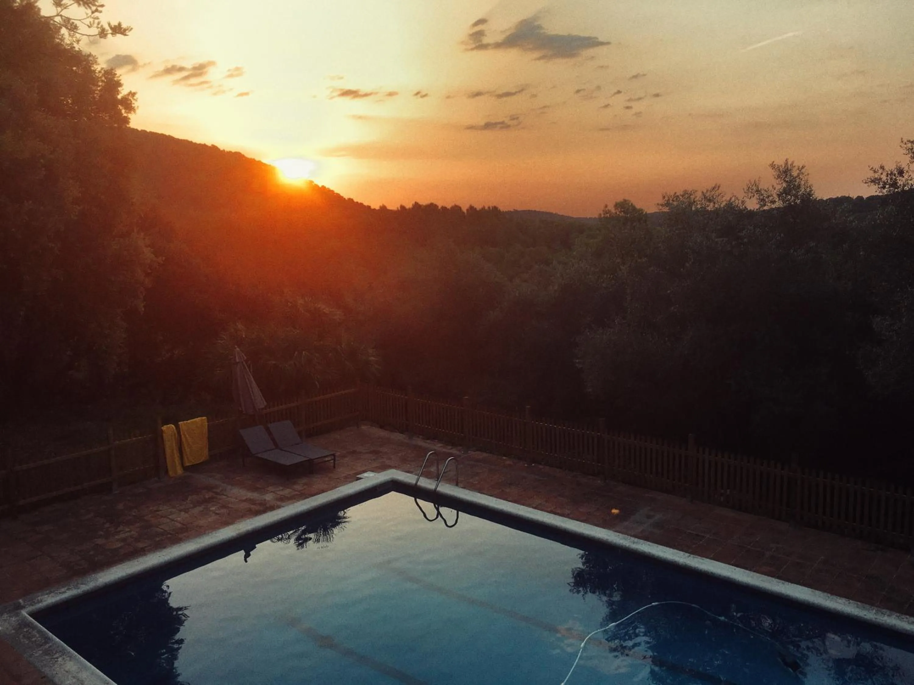 Natural landscape in Masia Can Pou