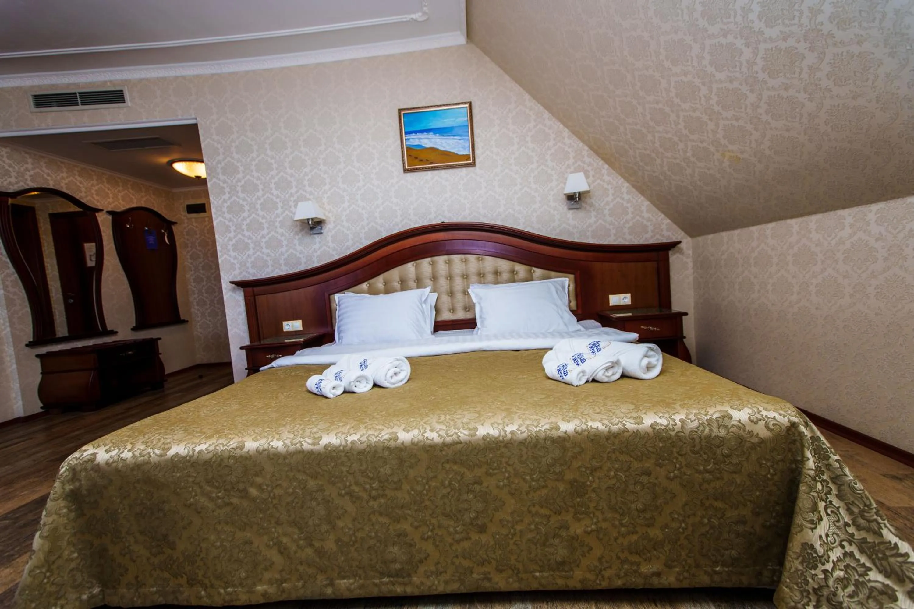 Bed in Aqua View SPA Boutique Hotel