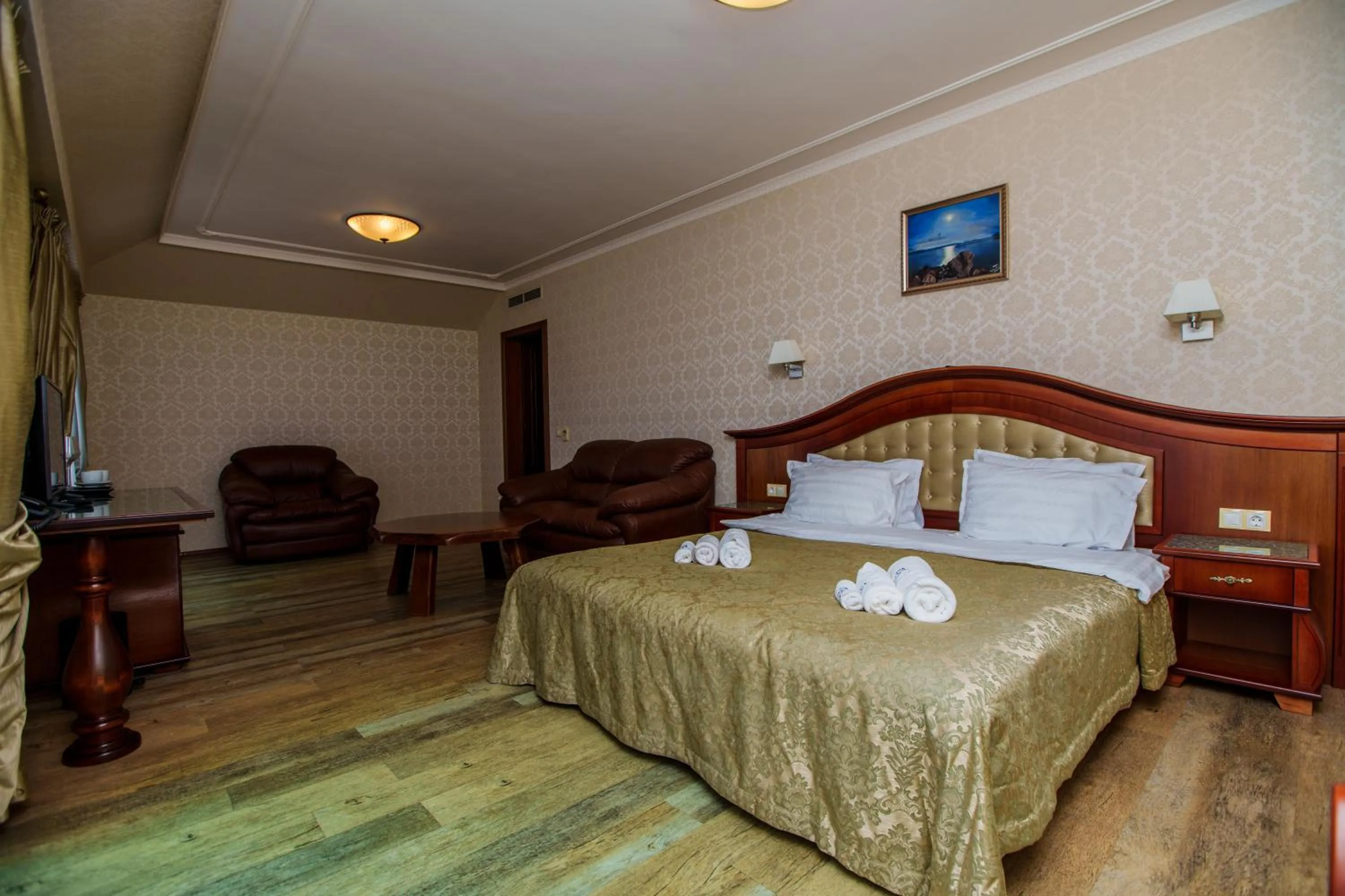 Bed in Aqua View SPA Boutique Hotel