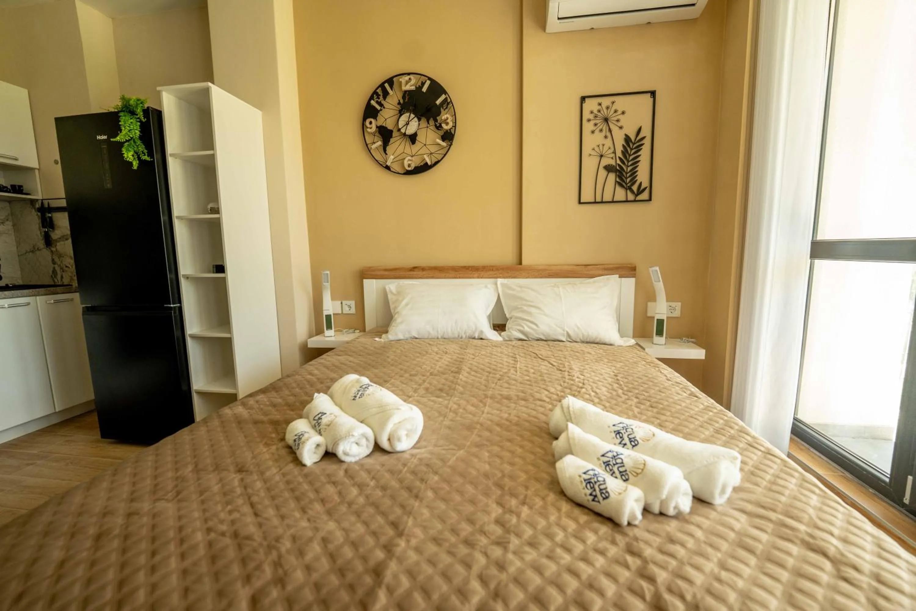 Bed in Aqua View SPA Boutique Hotel