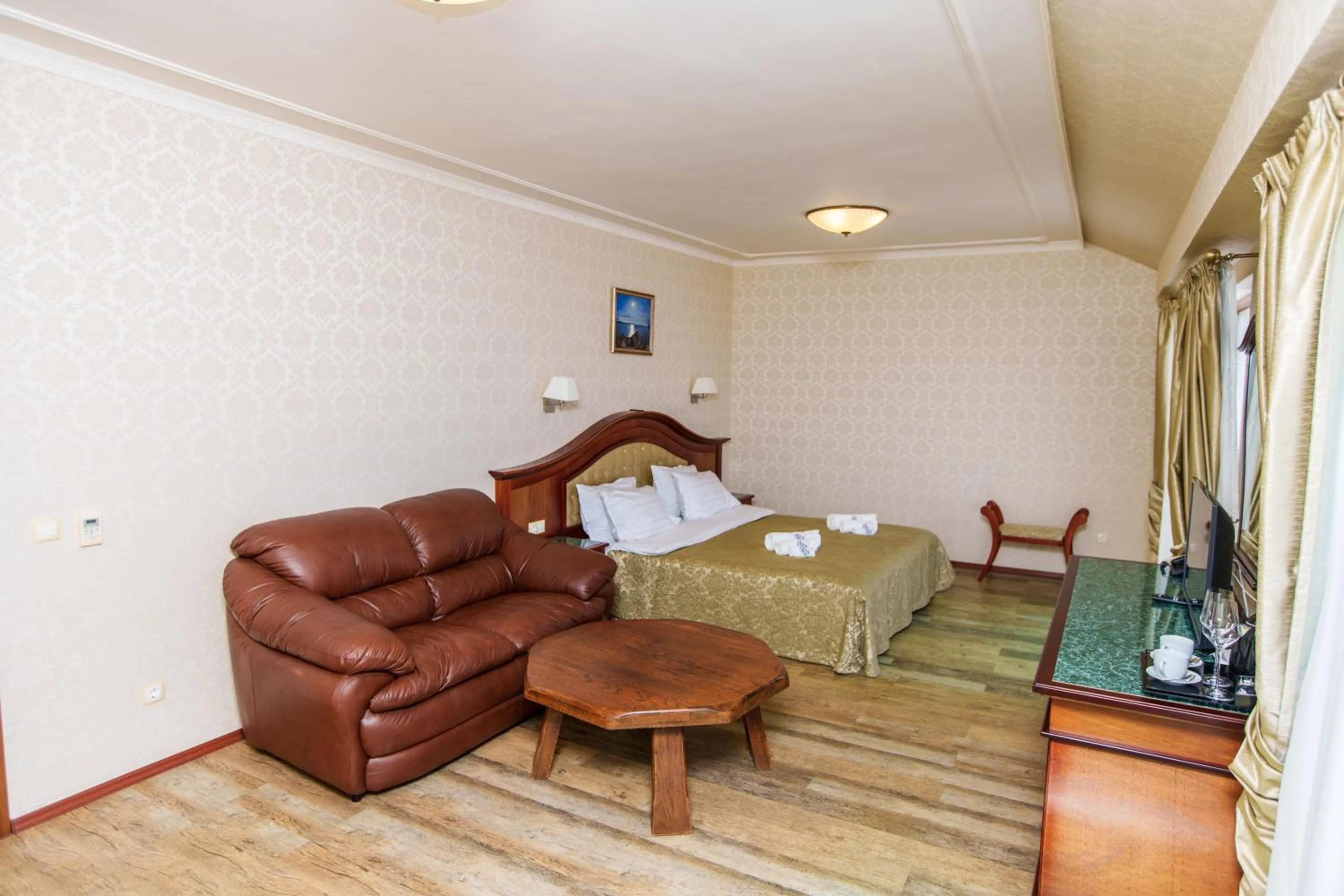 Bed in Aqua View SPA Boutique Hotel