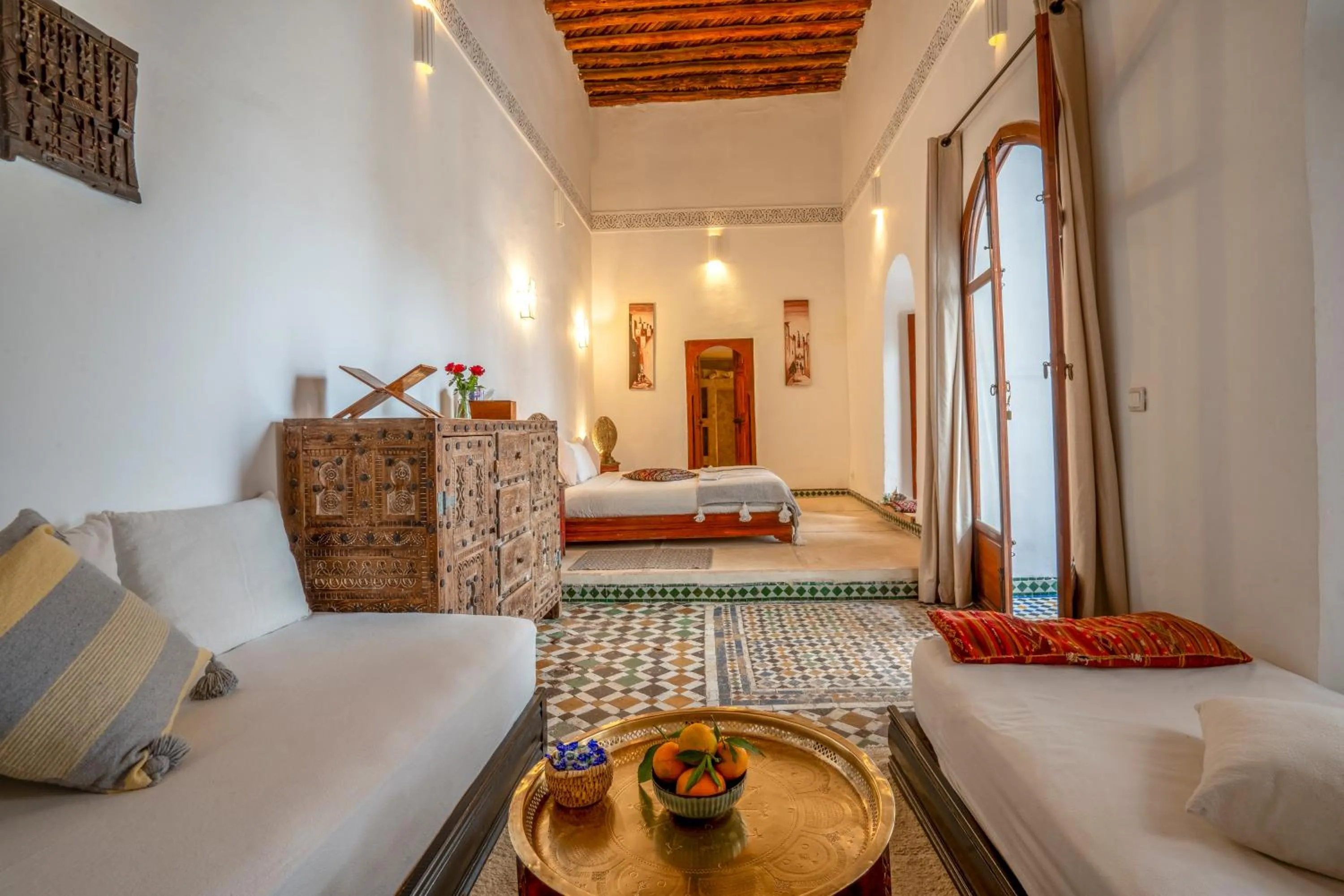 Bed in Riad Nora