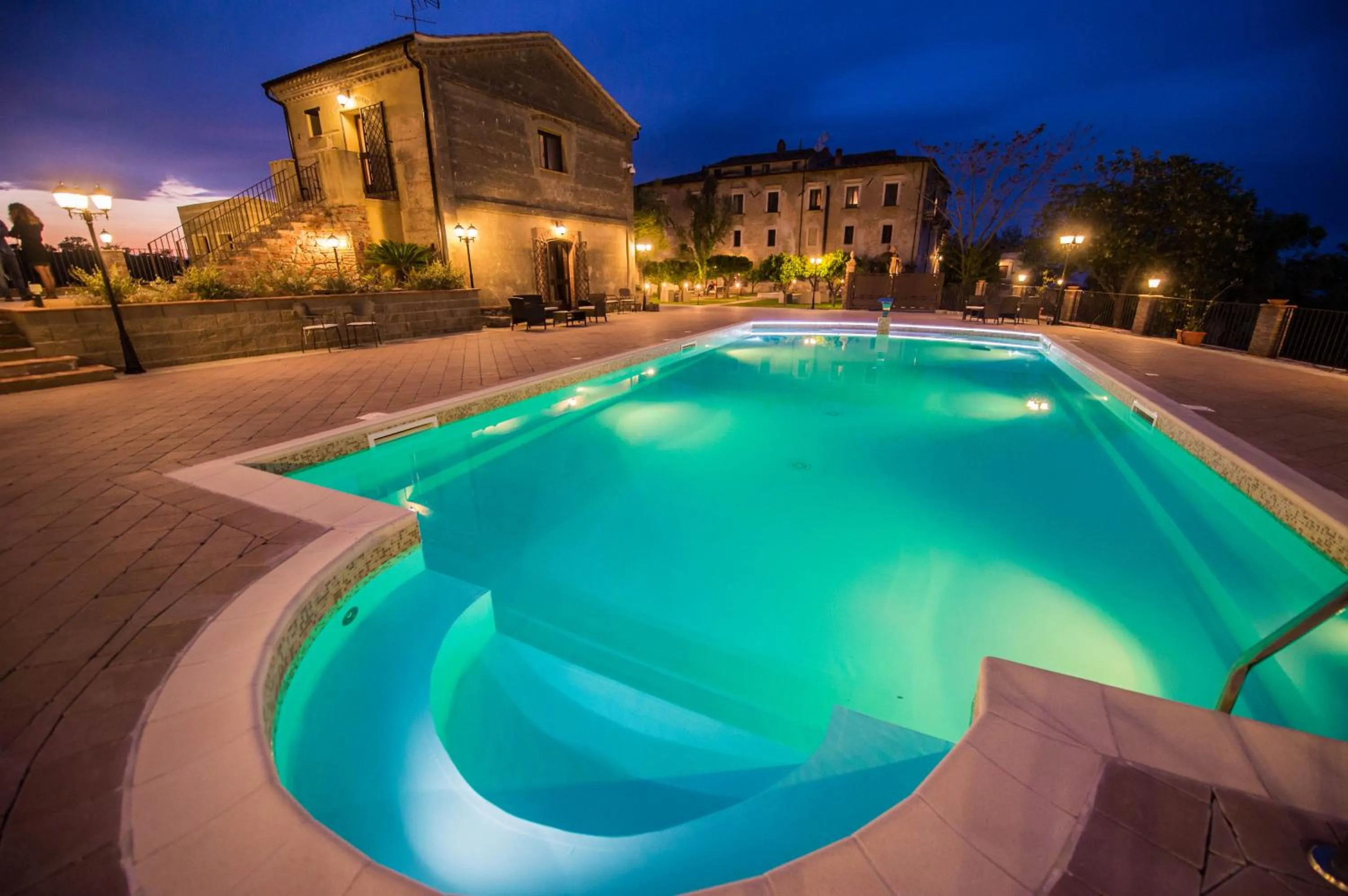 Swimming pool in Tenuta Ciminata Greco