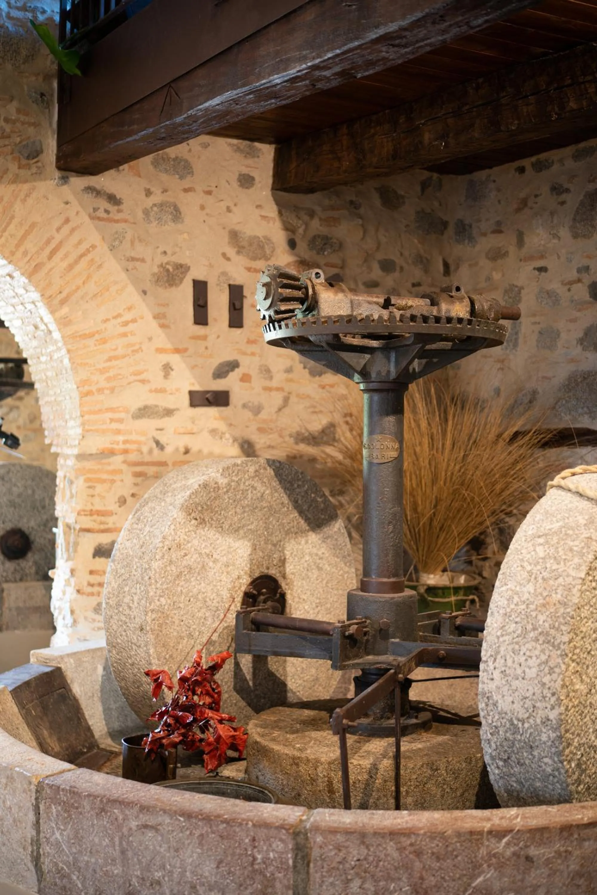 Decorative detail in Tenuta Ciminata Greco