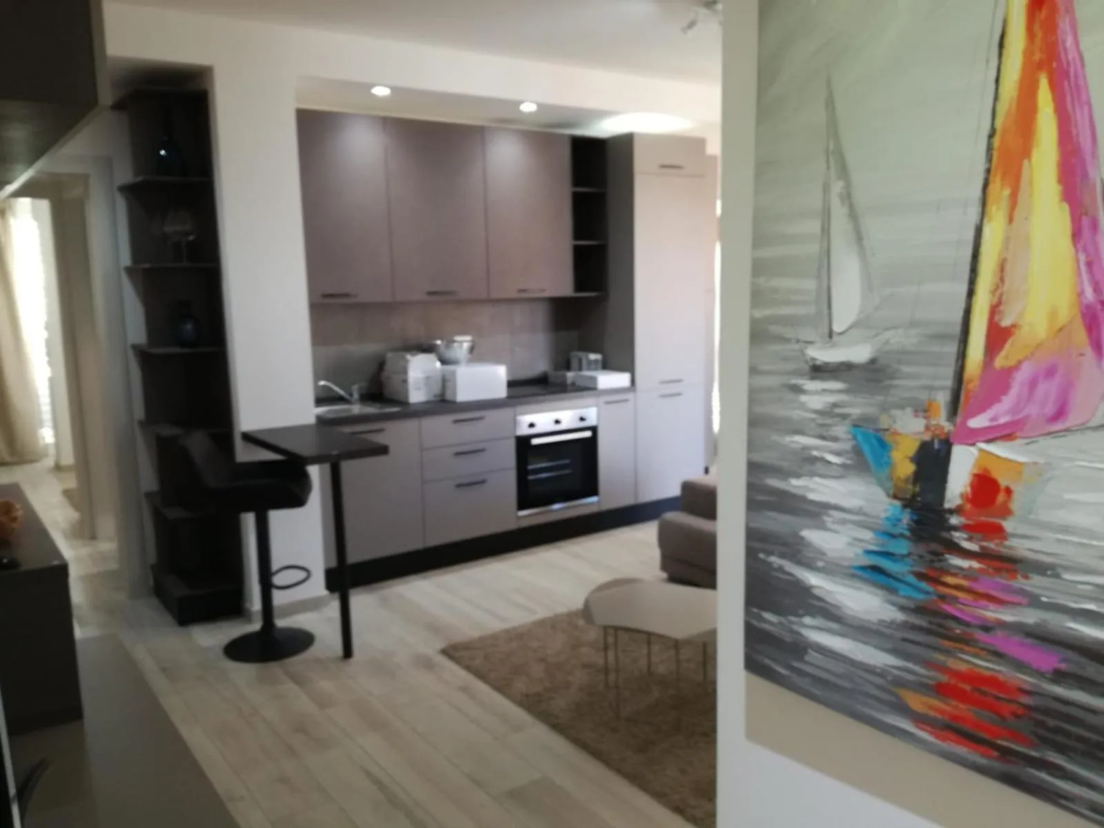 Kitchen or kitchenette in Residenza sul Mare