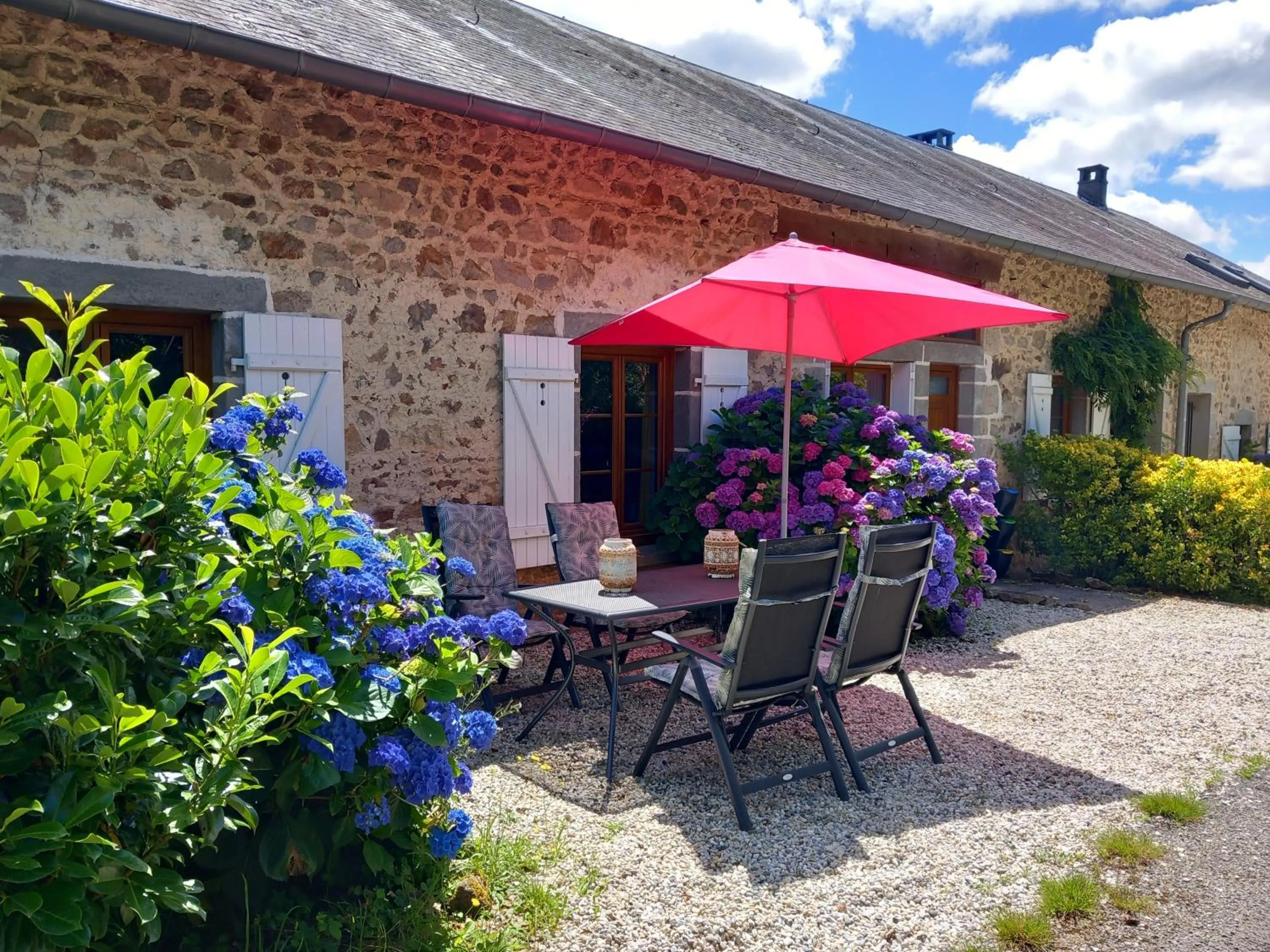 Balcony/Terrace in Chambre d'hôtes Le Puy Maury