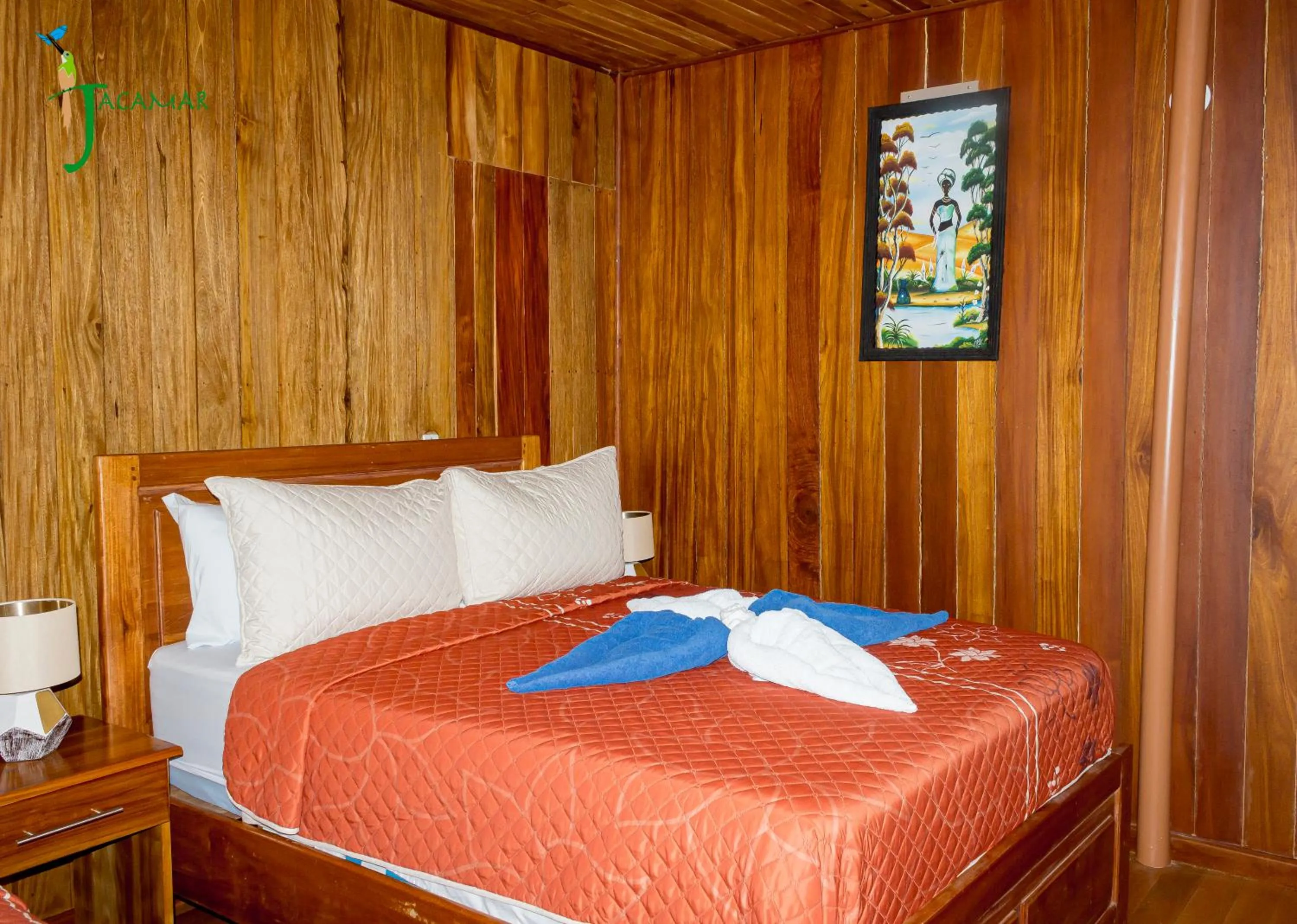 Bed in Jacamar Corcovado Drake Bay