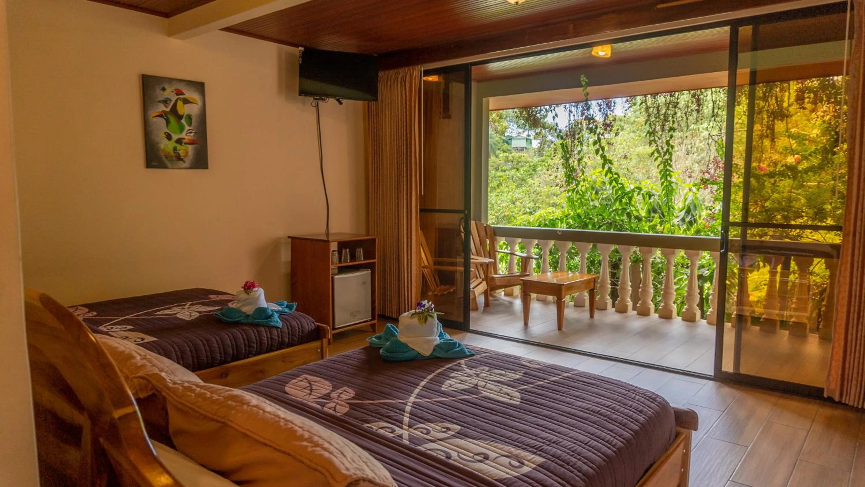 Garden view, Bed in Jacamar Corcovado Drake Bay