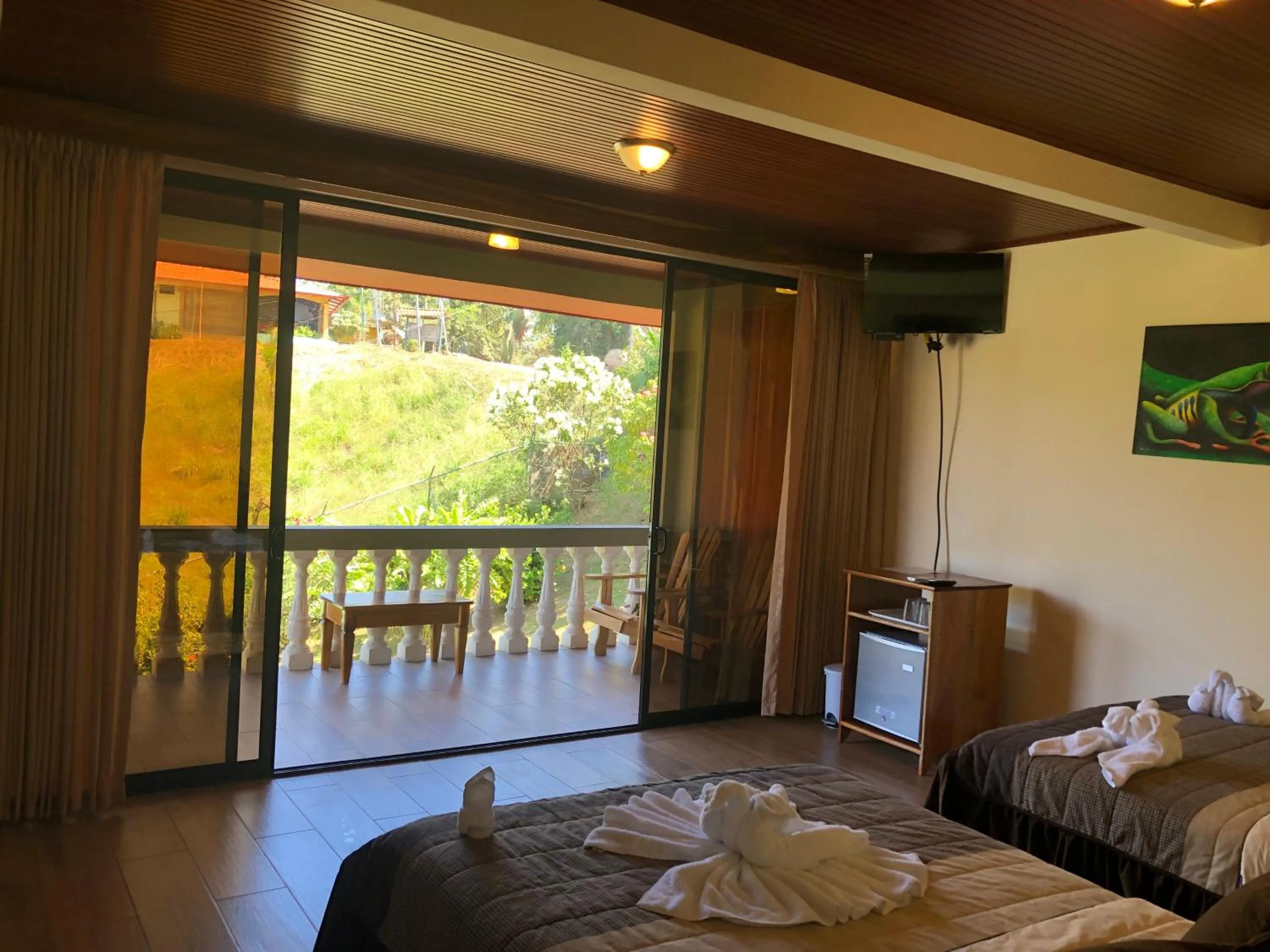 Garden view, Bed in Jacamar Corcovado Drake Bay