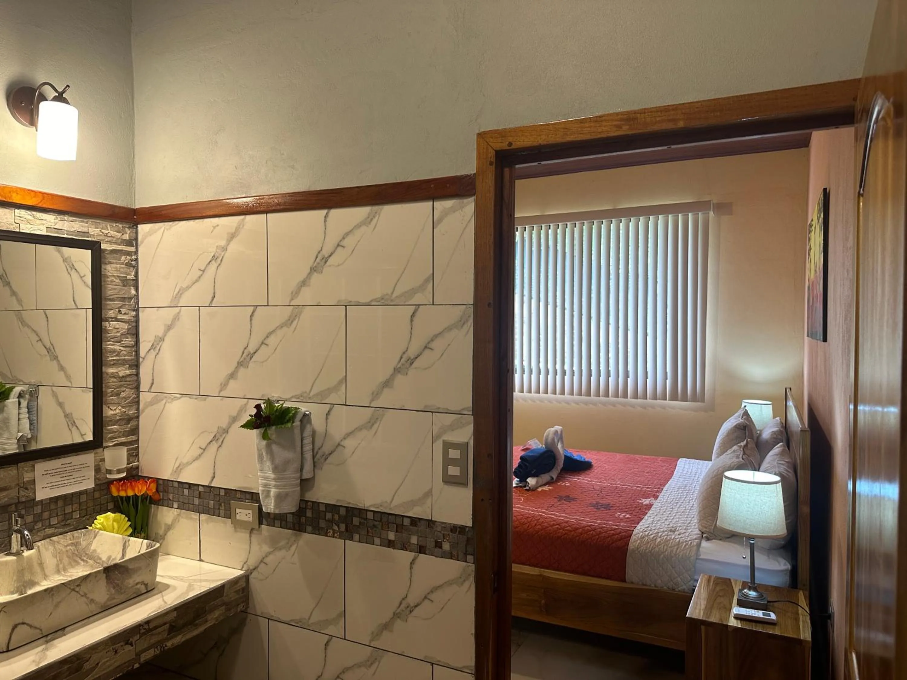 Bed in Jacamar Corcovado Drake Bay