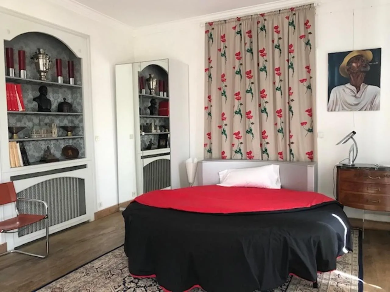 Bed in Chambres d'hôtes Vue sur la Muraille de Sens