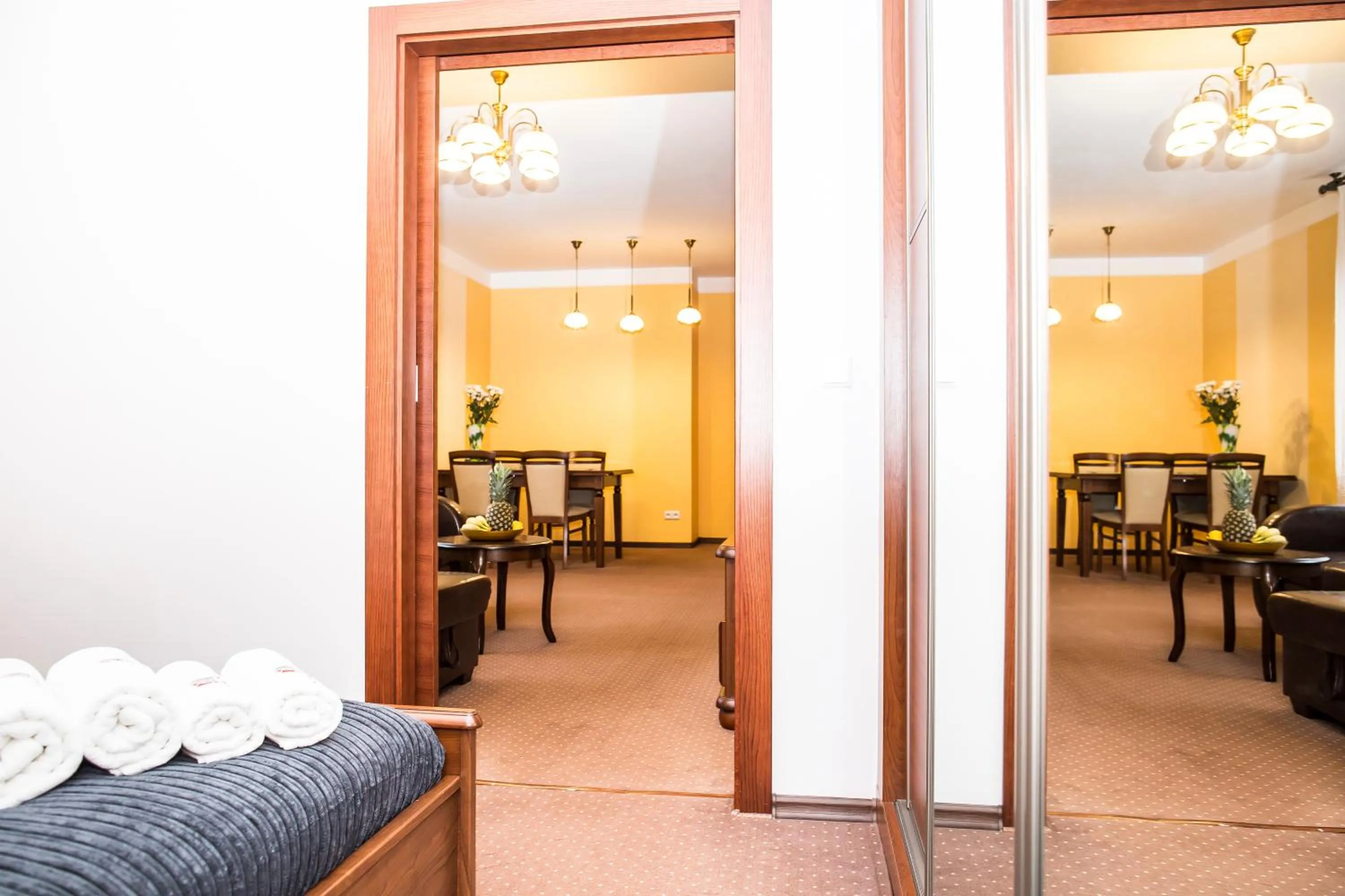 Living room in Hosapartments City Center