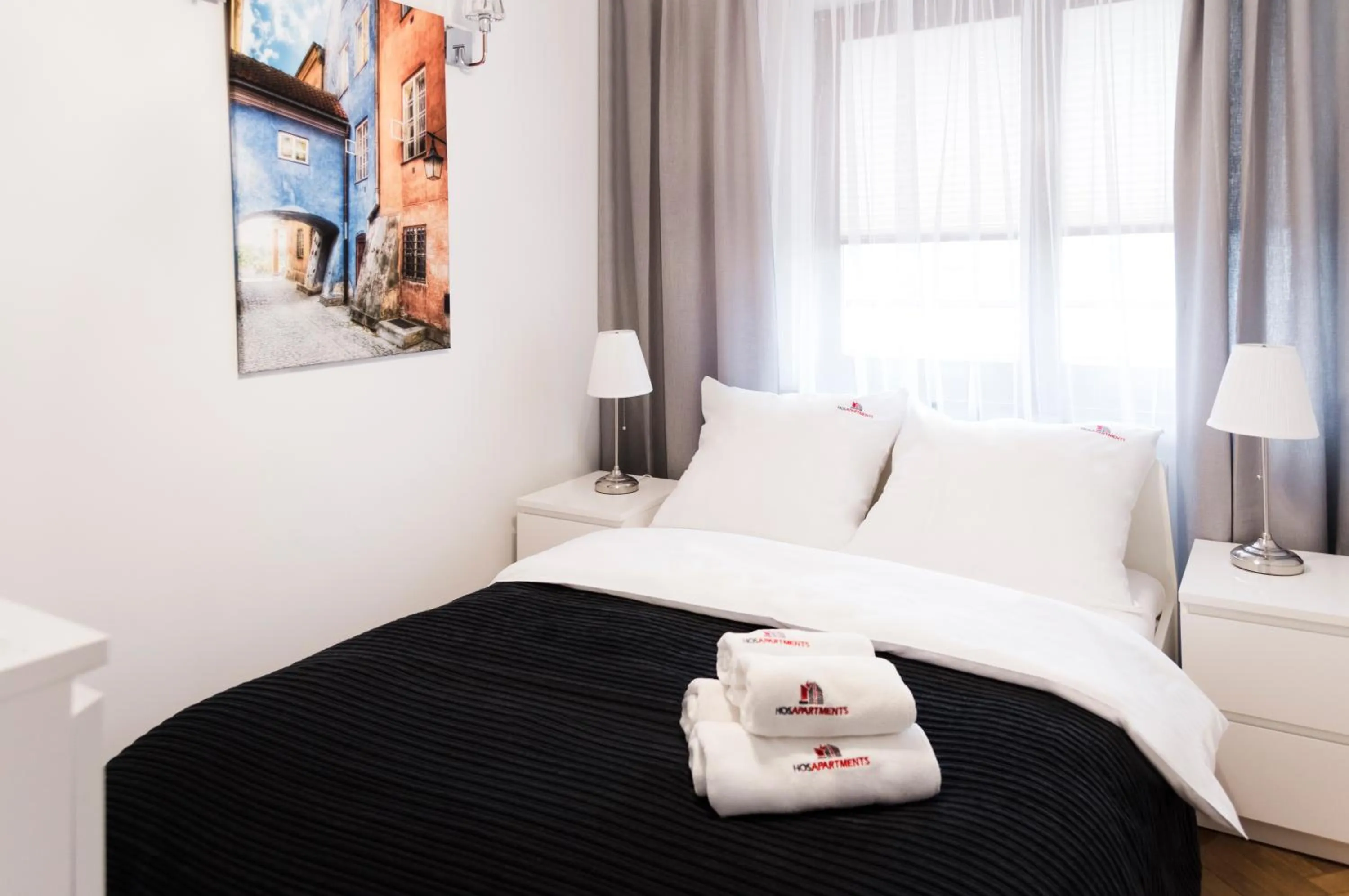 Photo of the whole room, Bed in Hosapartments City Center