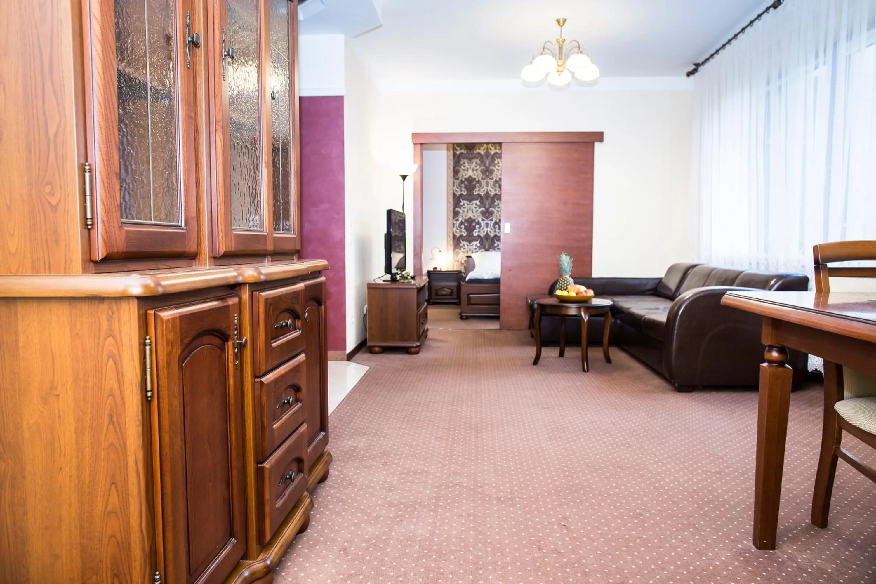 Living room in Hosapartments City Center