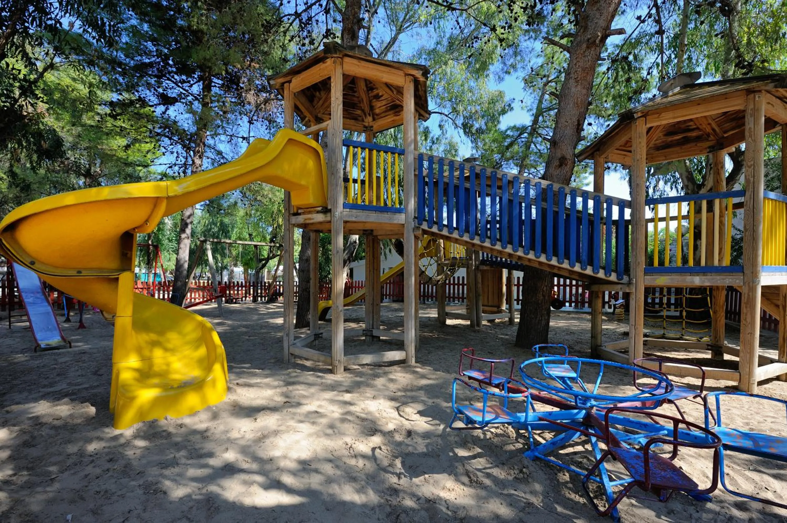 Children play ground in Baia Degli Aranci Suite & Apartments