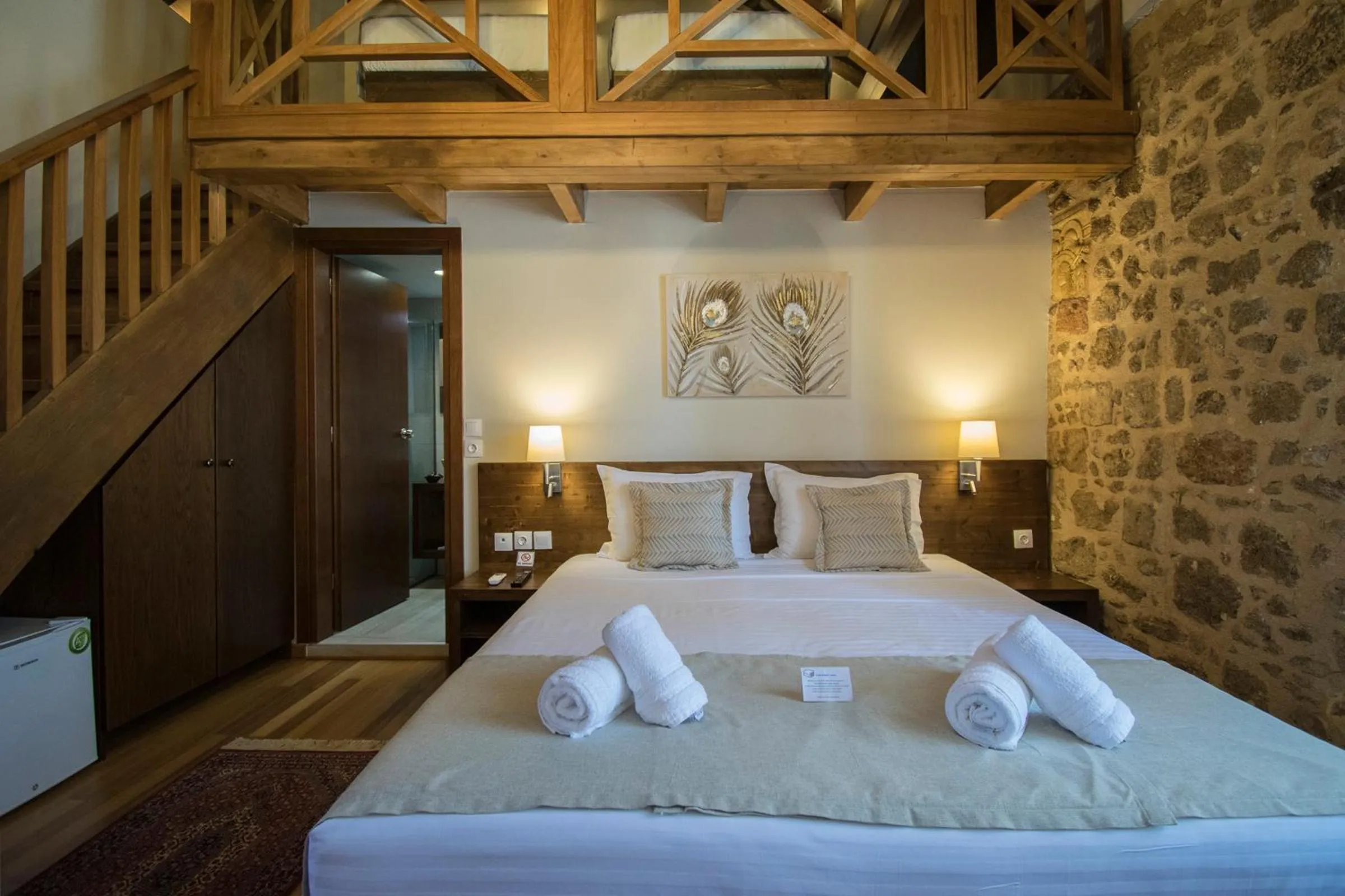 Bed in D'Argento Boutique Rooms