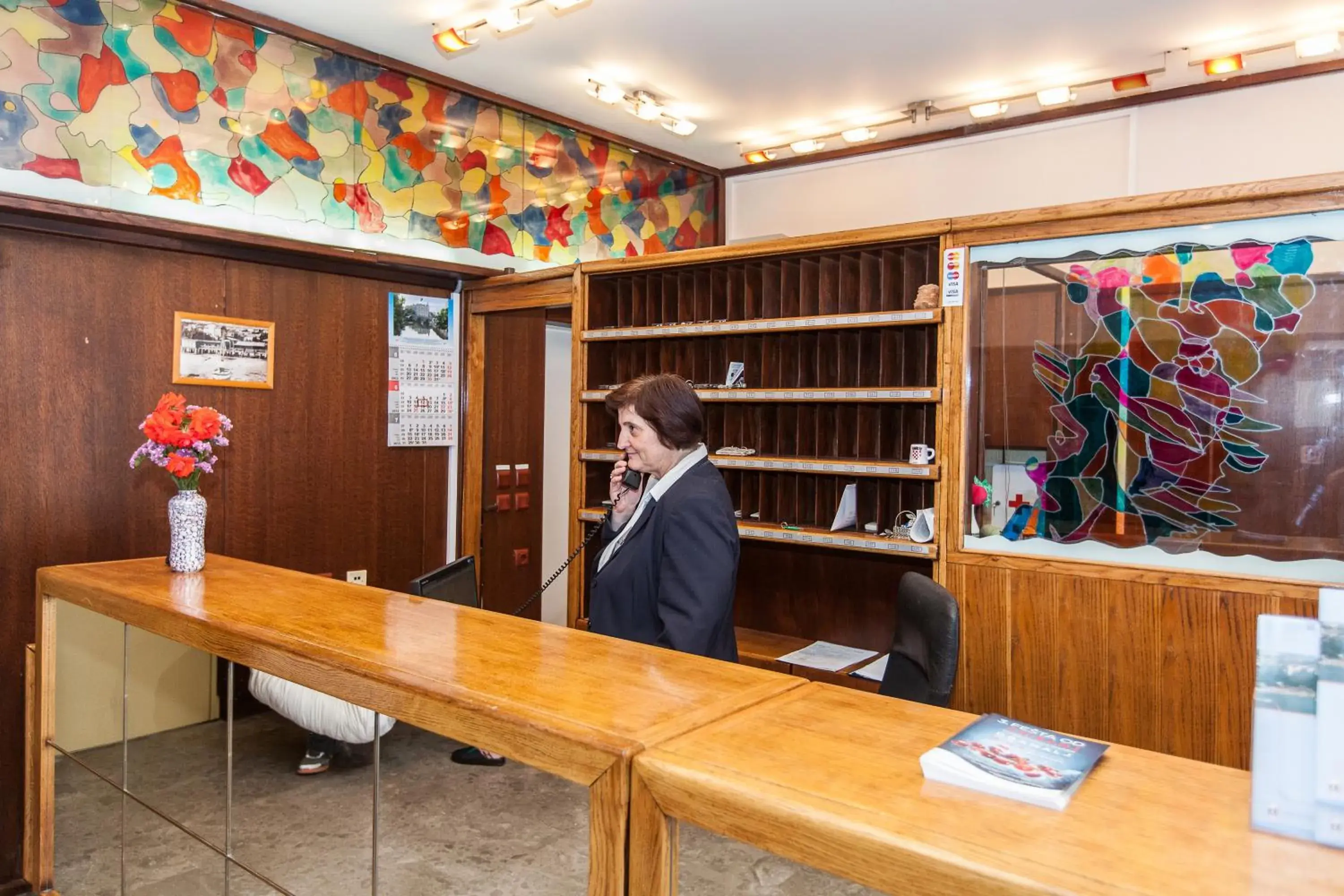 Lobby or reception in Hotel Zagreb Lobby or reception in Hotel Zagreb