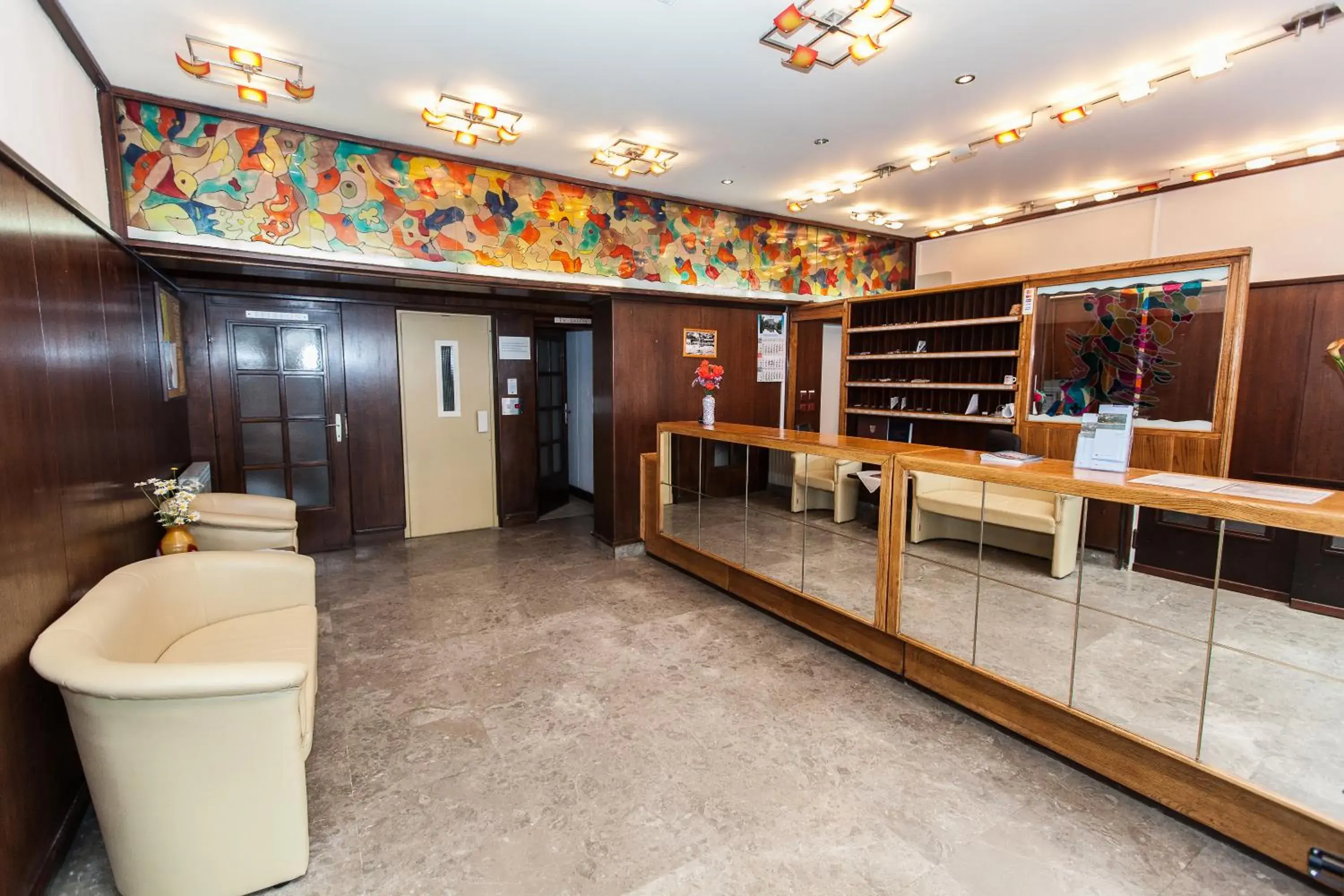 Lobby or reception in Hotel Zagreb Lobby or reception in Hotel Zagreb