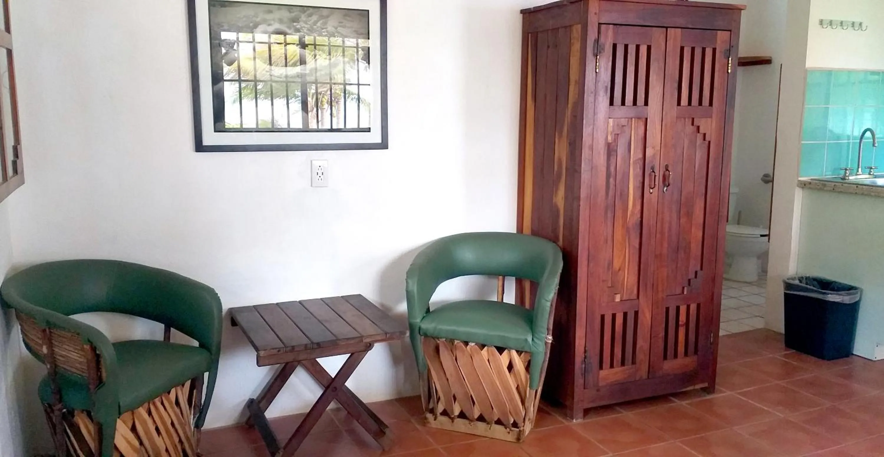 Seating area in Mayan Beach Garden