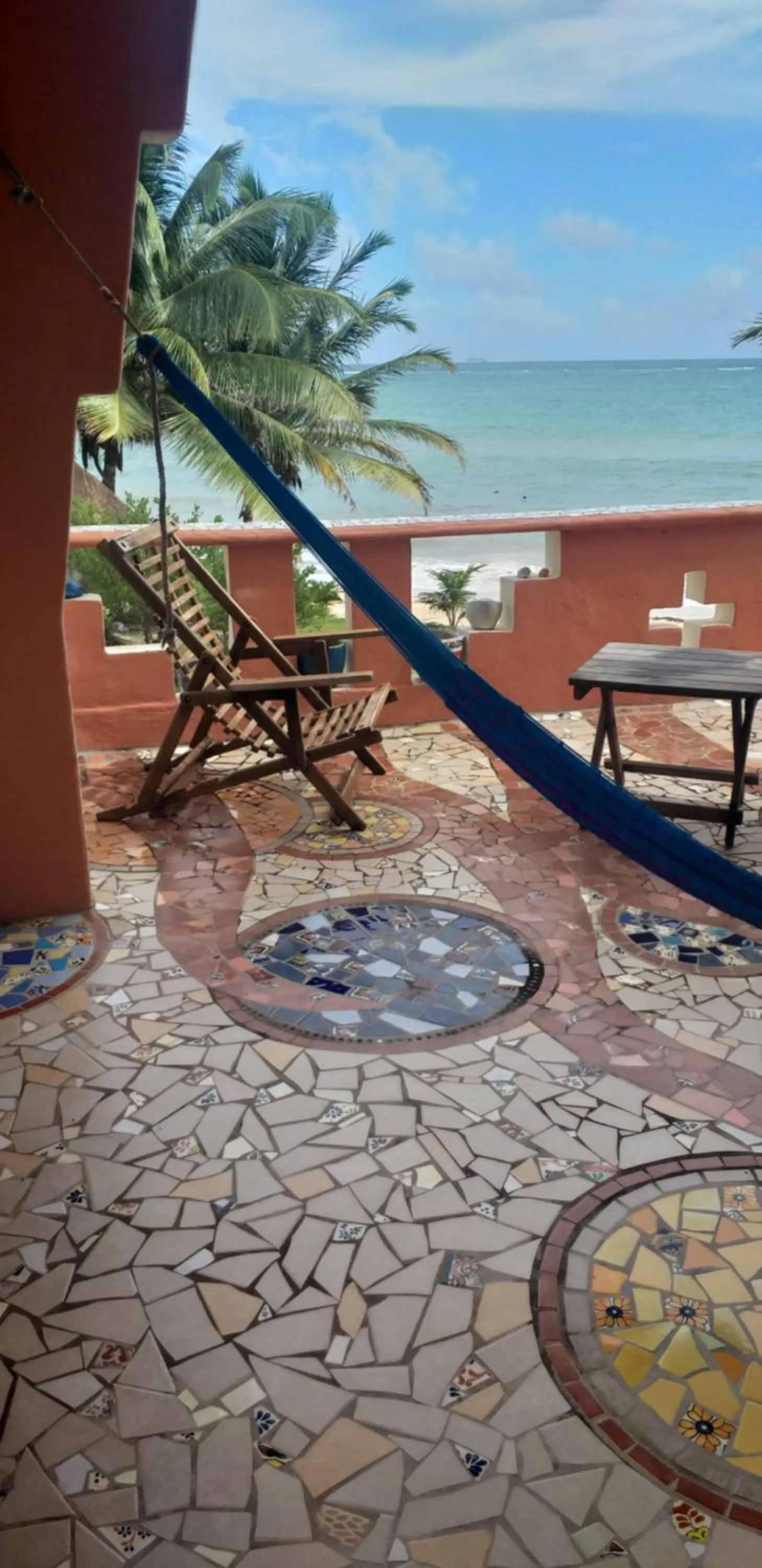 Patio in Mayan Beach Garden