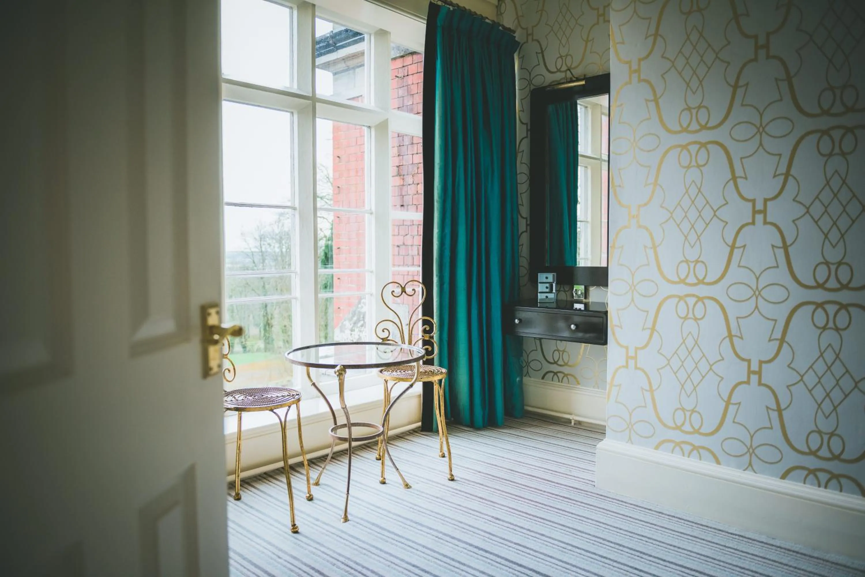 Bedroom, Bed in The Coed-Y-Mwstwr Hotel