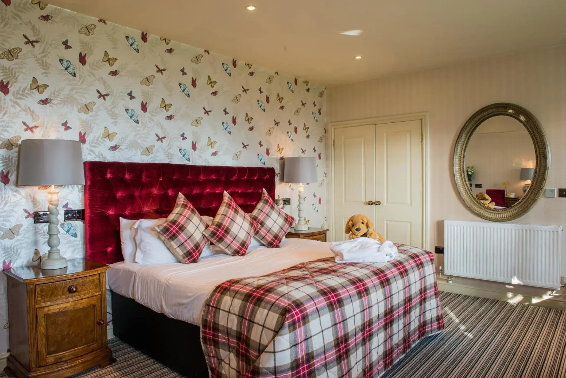 Bed in The Coed-Y-Mwstwr Hotel Bed in The Coed-Y-Mwstwr Hotel