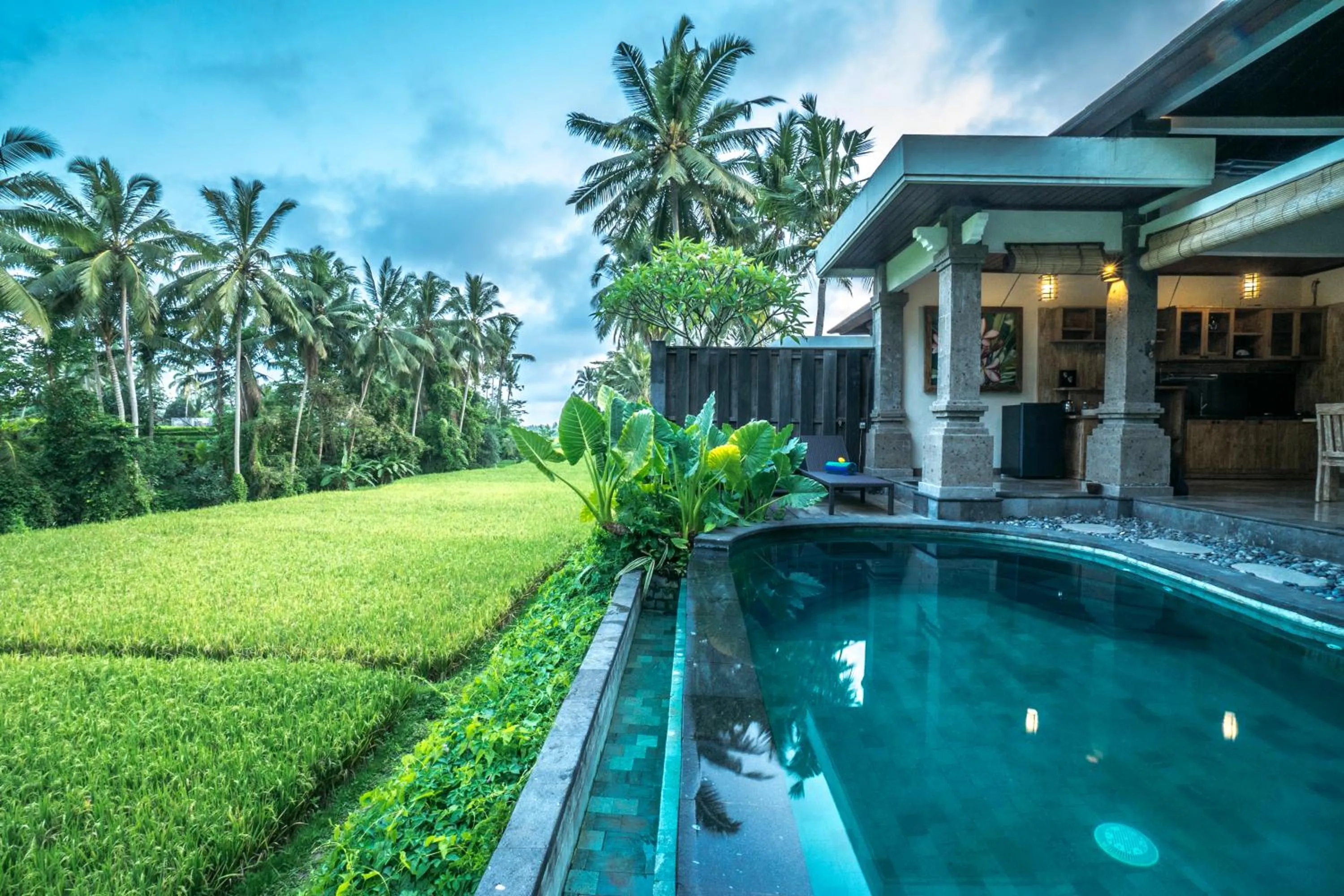 Garden view in Villa Kirani Ubud by Mahaputra-CHSE Certified
