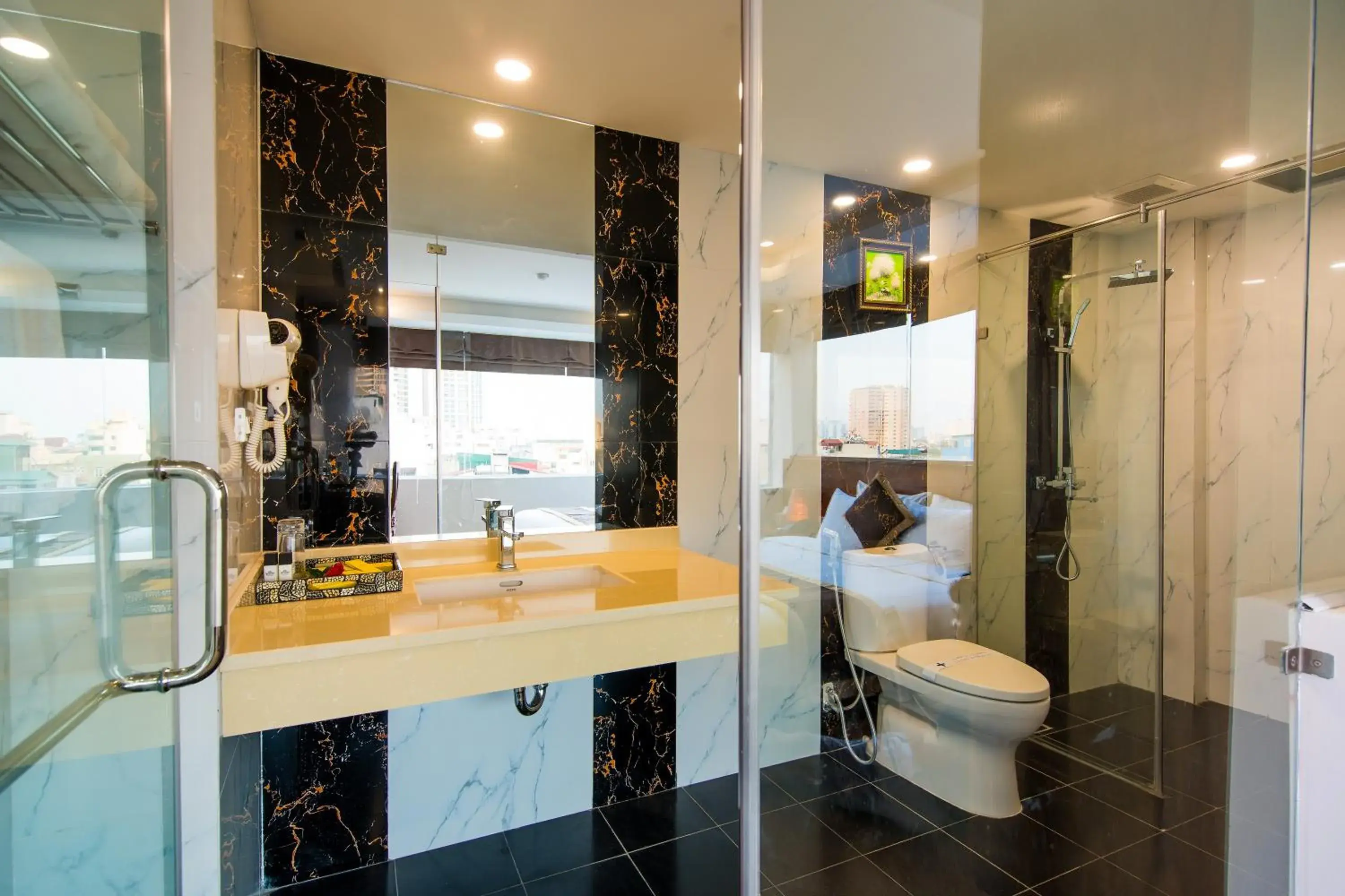 Bathroom in Night Hotel Bathroom in Night Hotel