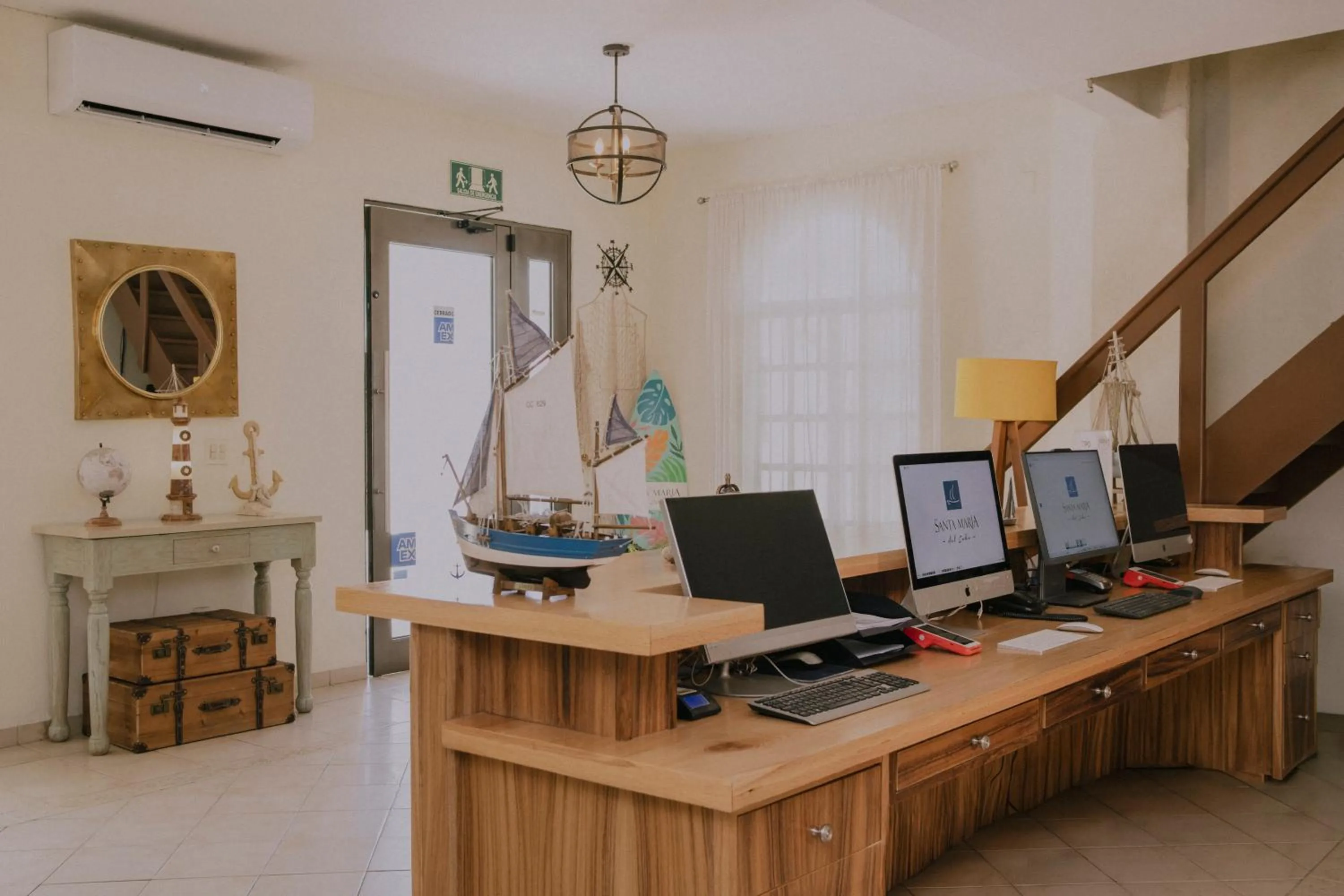 Lobby or reception in Santa Maria del Cabo