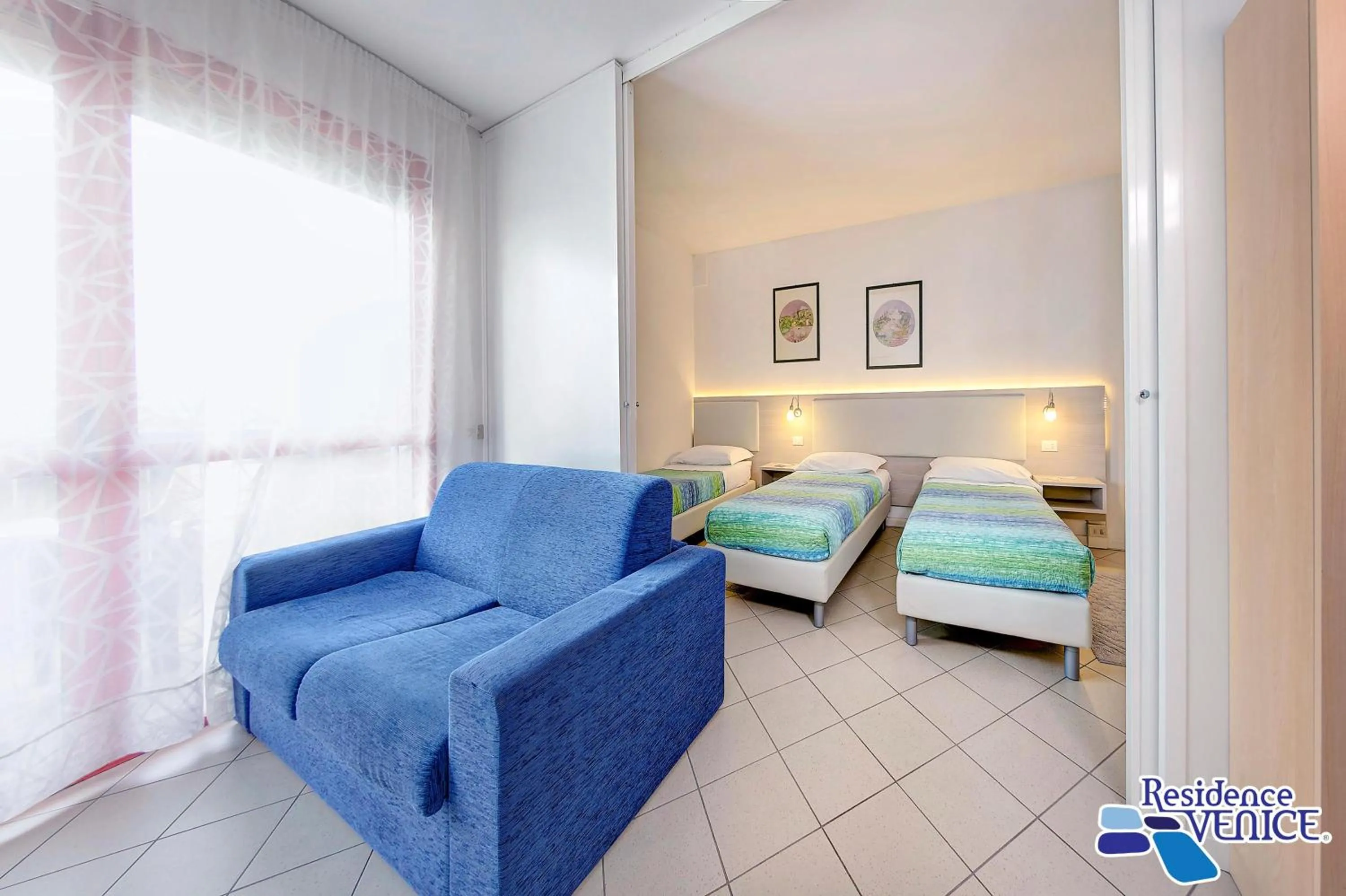 Bedroom, Bed in Residence Venice