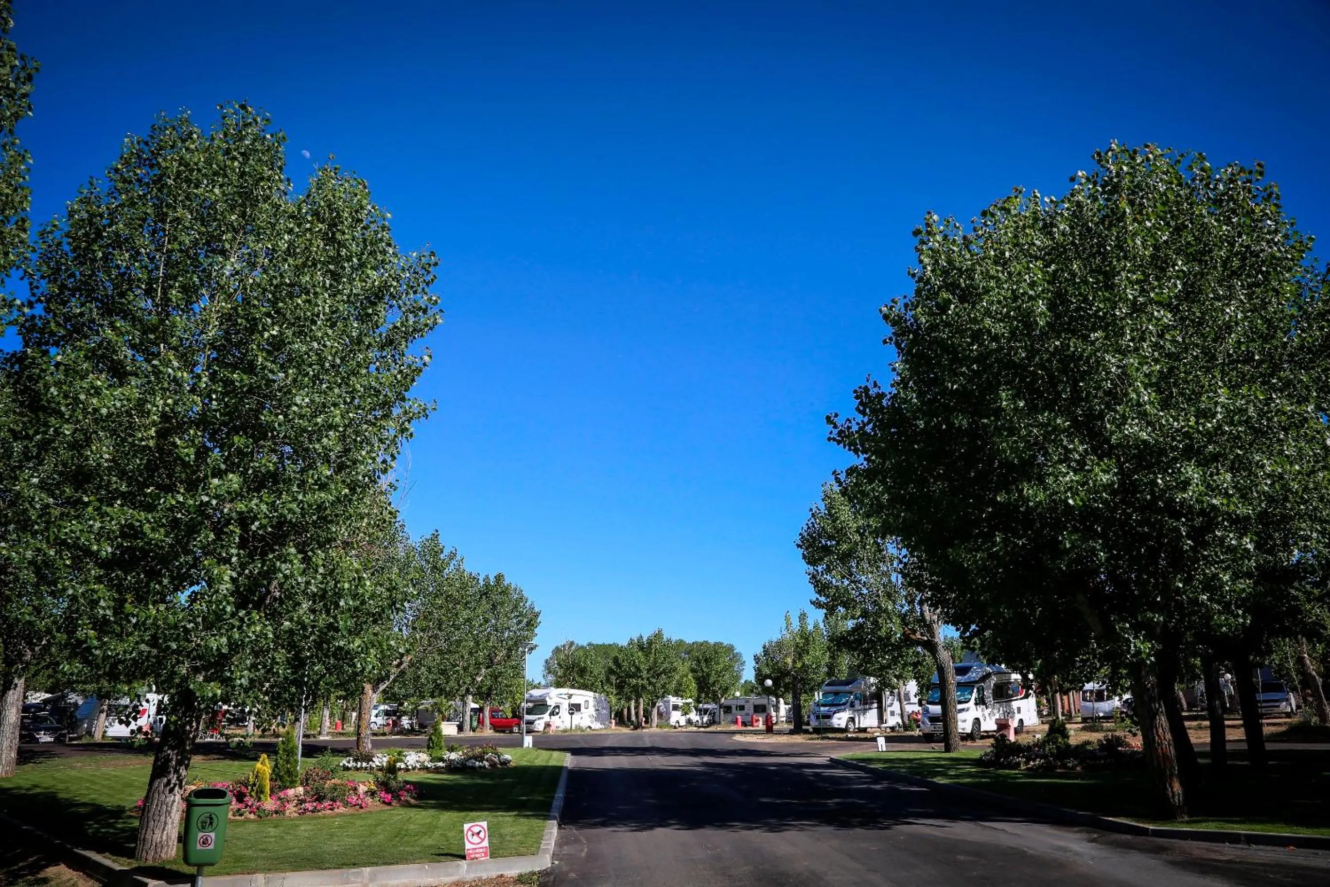 Garden in Bungalows y Mobil Homes Camping Regio