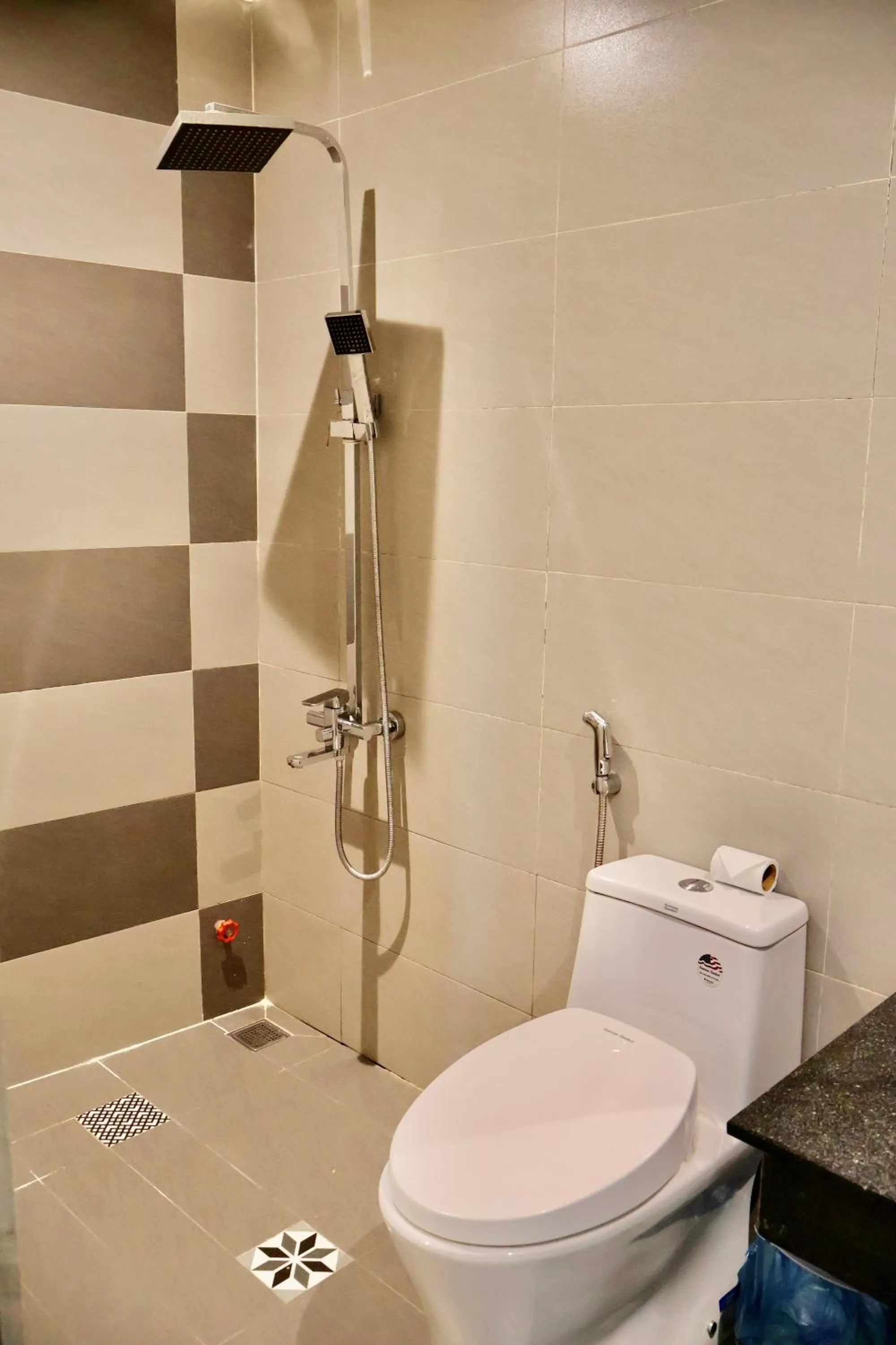 Shower in Soleil House