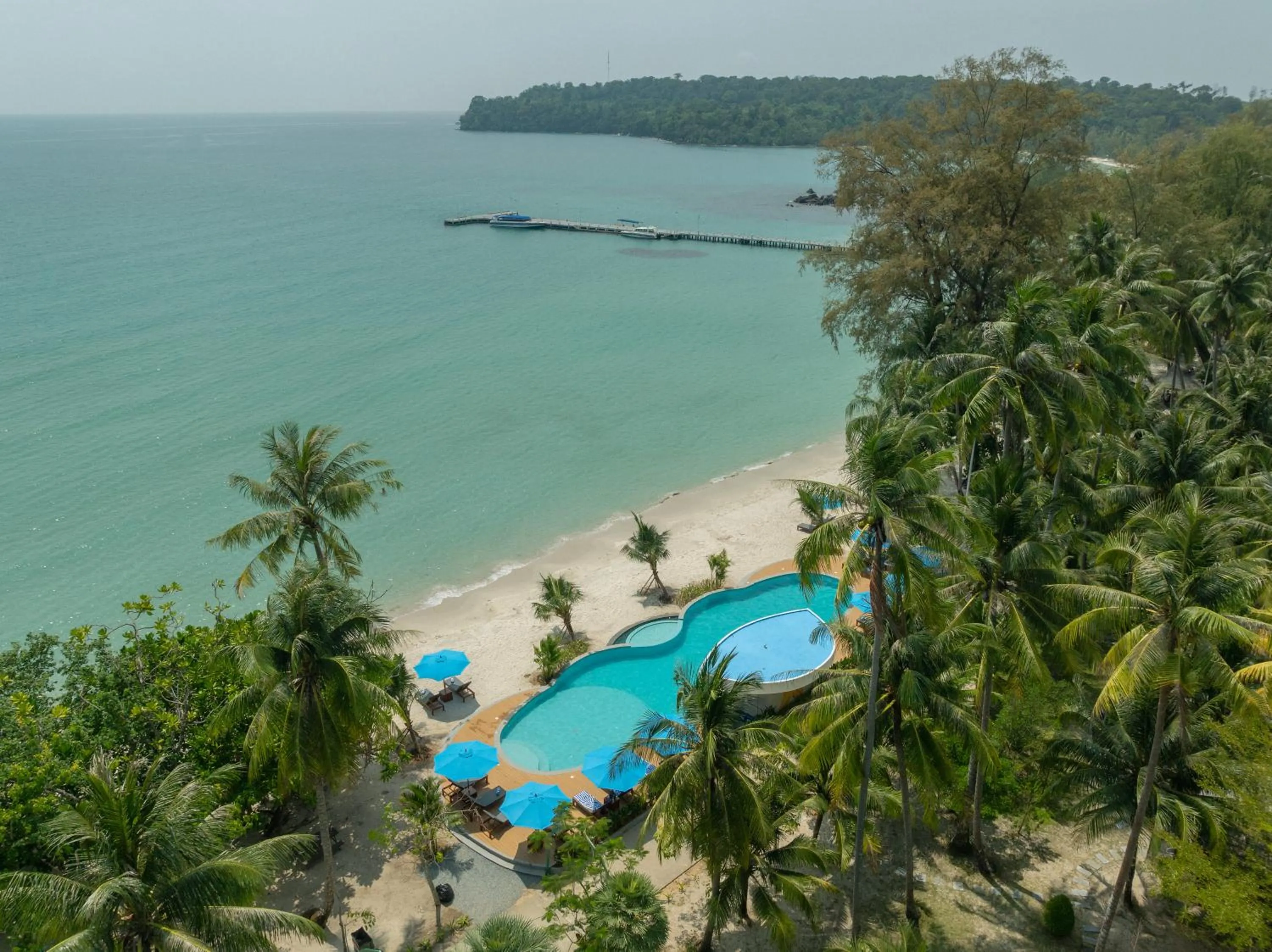 Swimming pool in Mafiya Resort