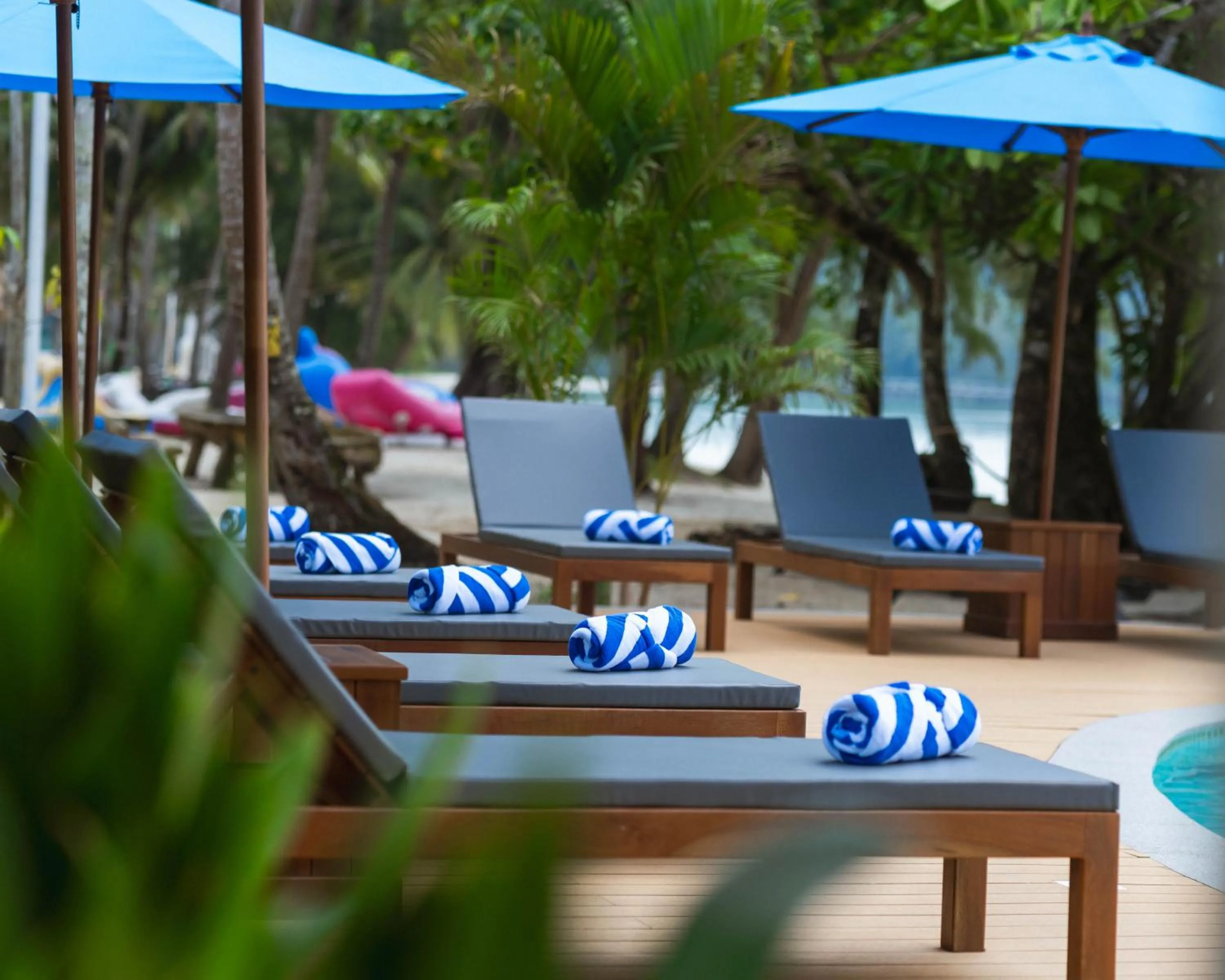 Swimming pool in Mafiya Resort