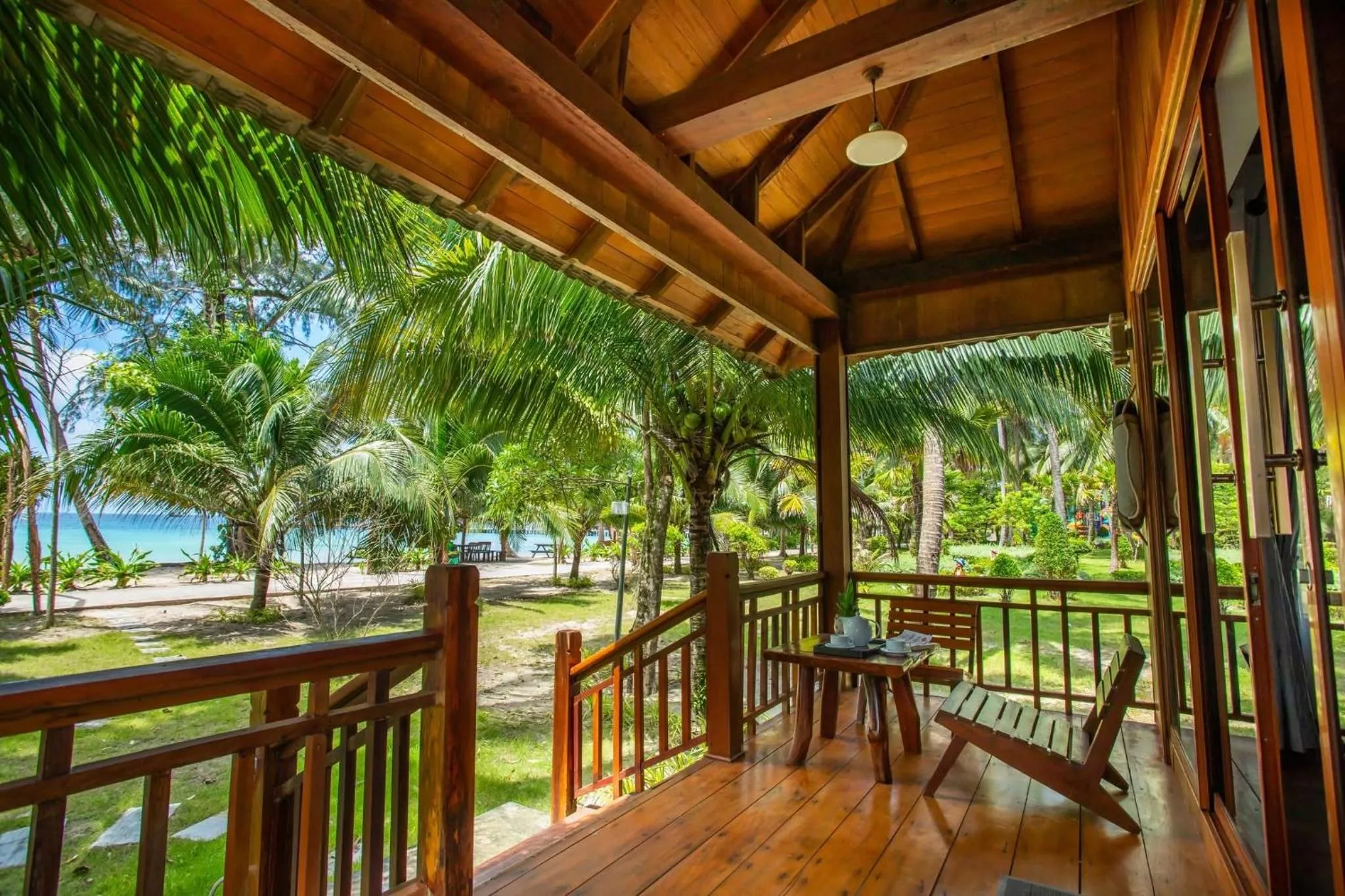 Balcony/Terrace in Mafiya Resort