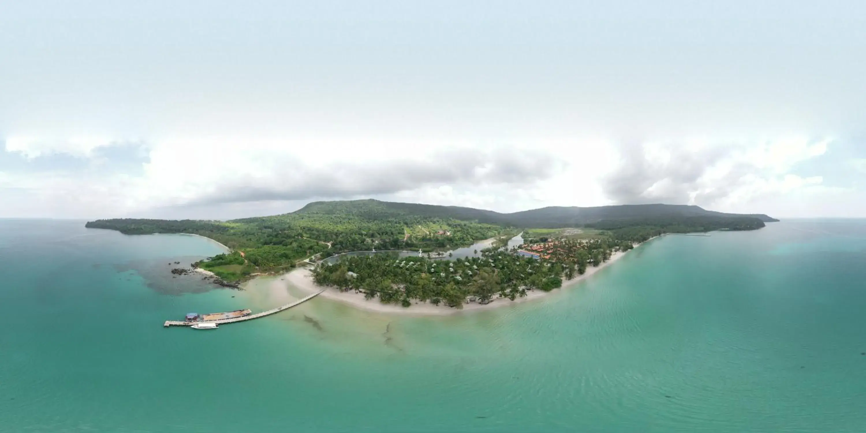 Bird's eye view in Mafiya Resort Bird's eye view in Mafiya Resort