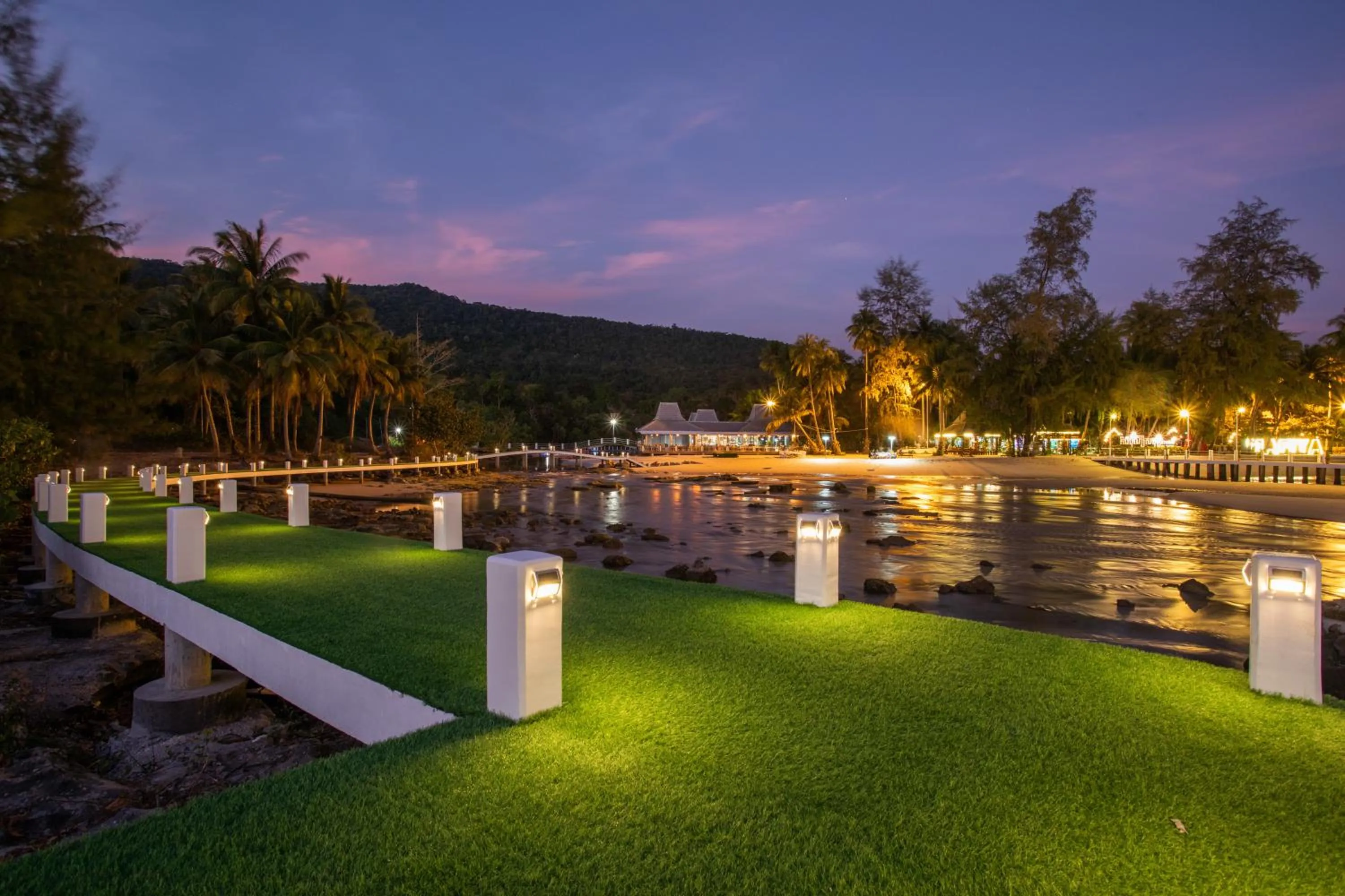 Sunset in Mafiya Resort