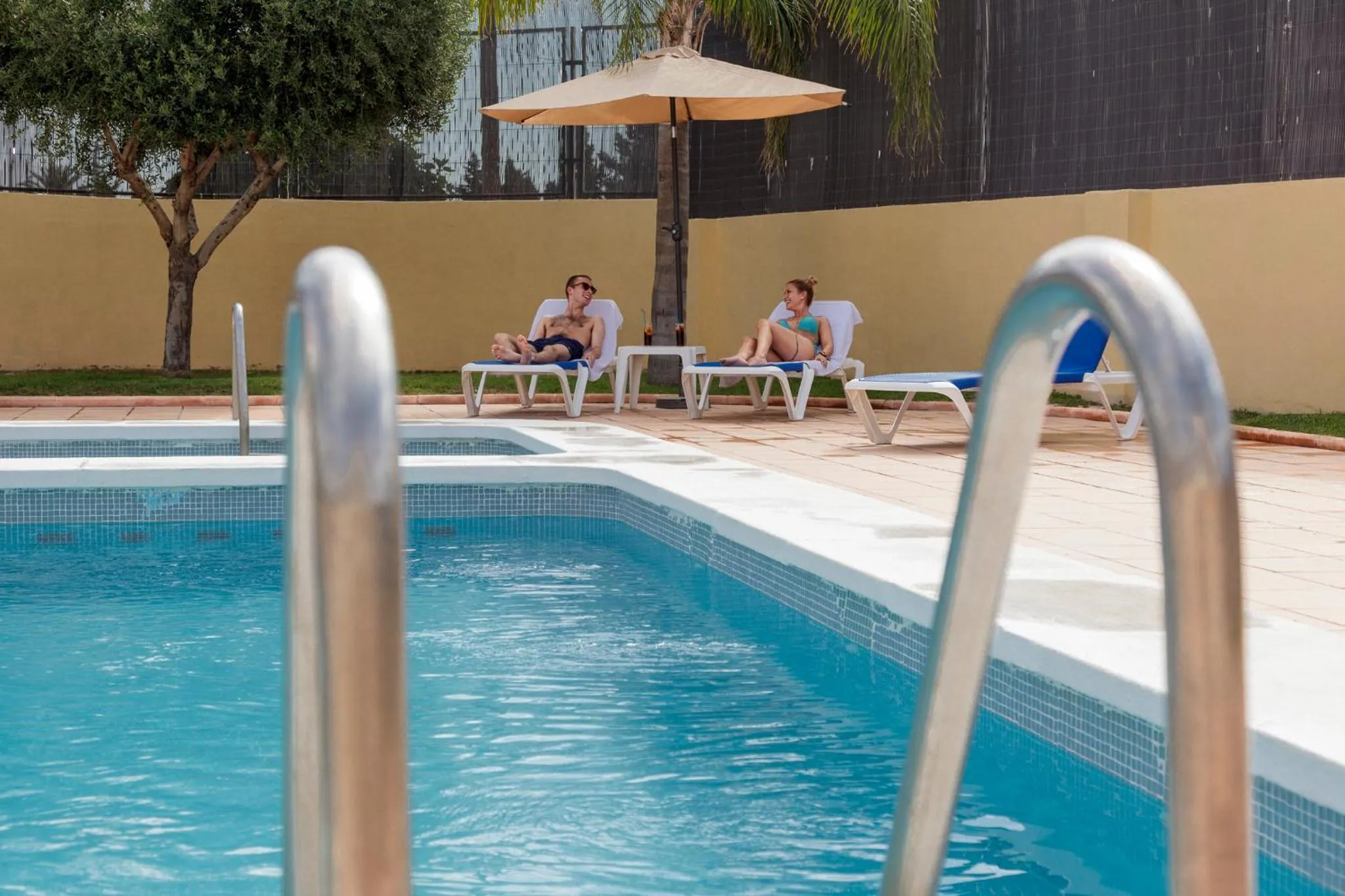 Swimming pool in Hospedium Hotel Abril