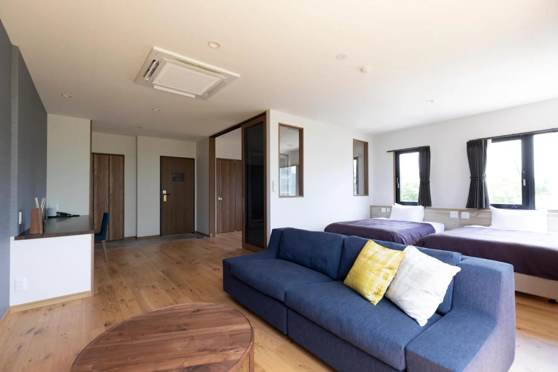 Bathroom, Bed in 宮島離れの宿 IBUKU -Miyajima Hanare no Yado IBUKU-