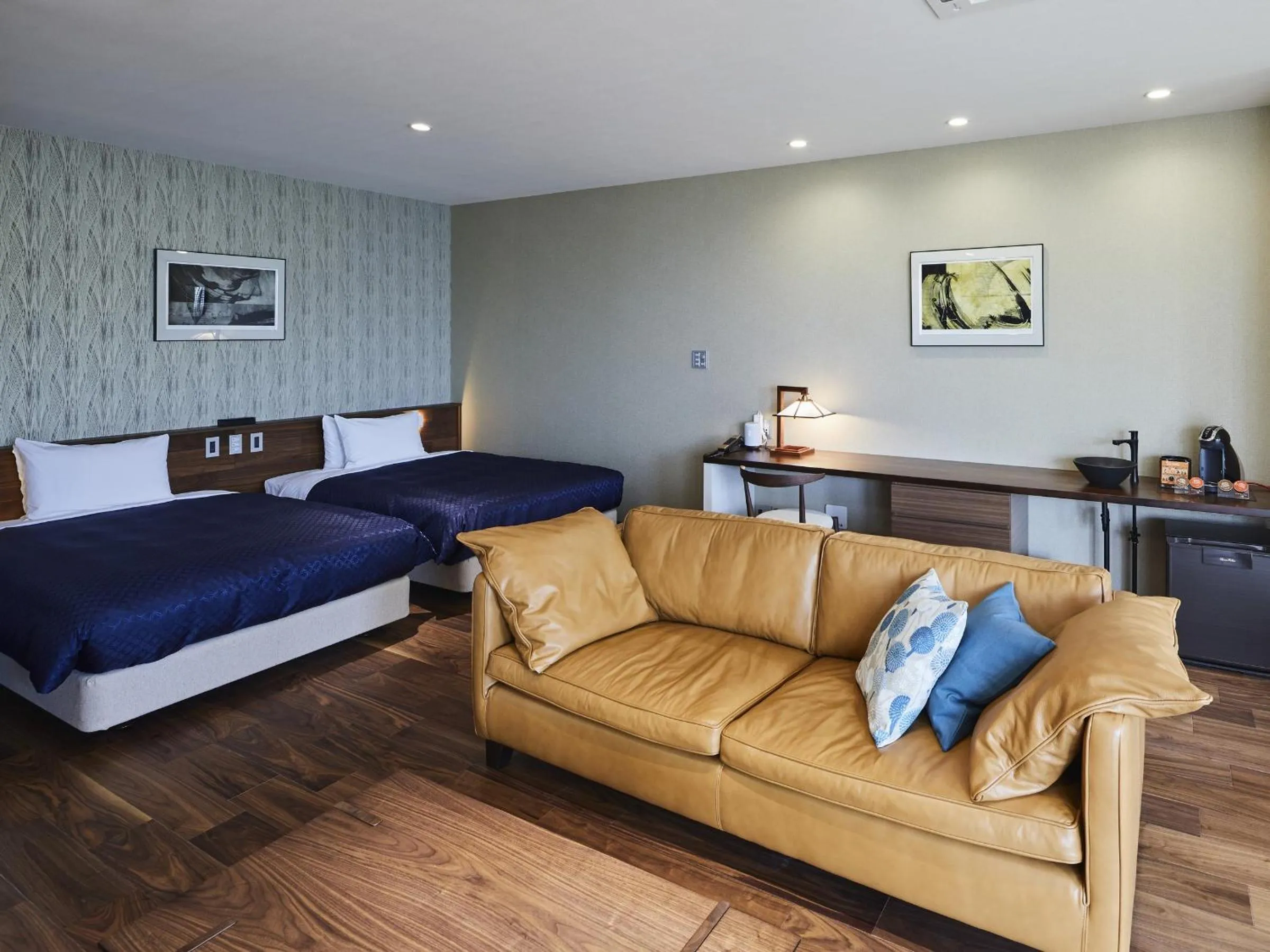 Living room, Bed in 宮島離れの宿 IBUKU -Miyajima Hanare no Yado IBUKU-