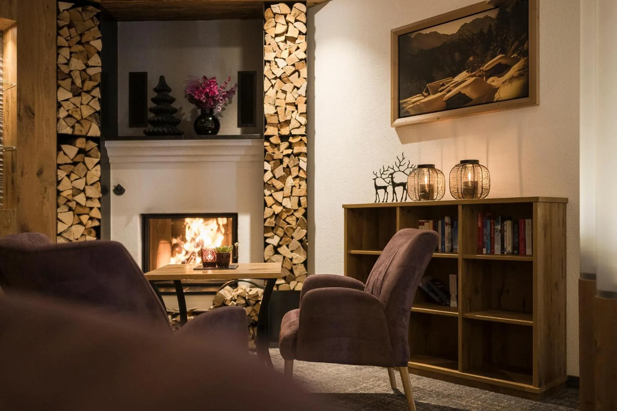 Seating area in Hotel Seespitz