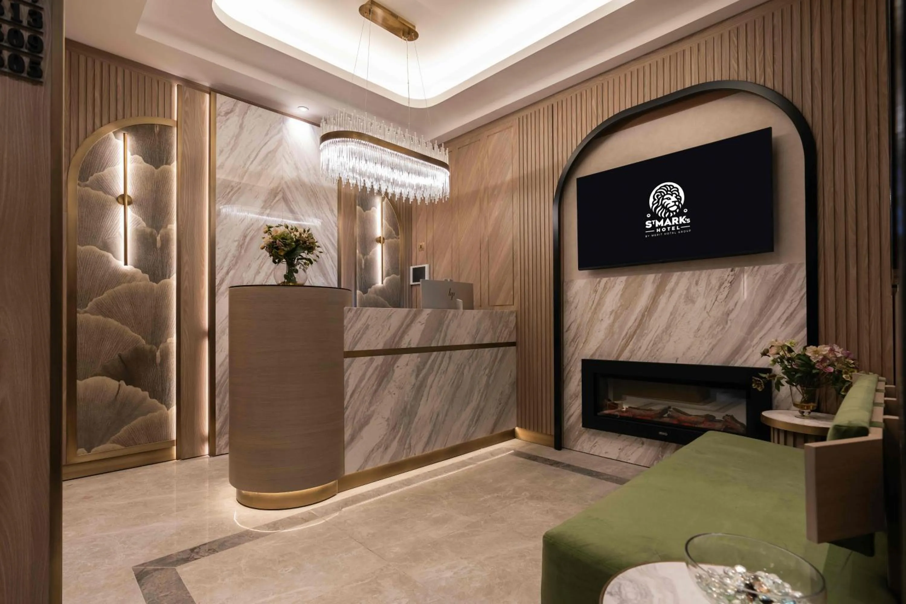 Lobby or reception in St Mark's - Merit Hotels