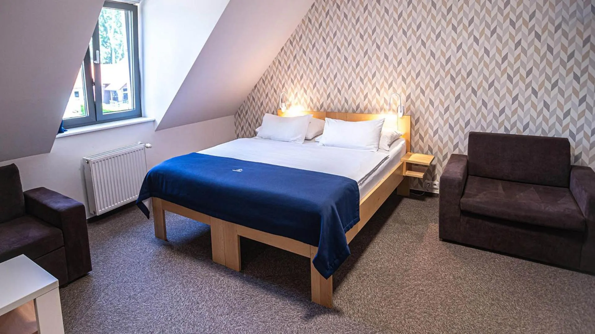 Bed in HOTEL Hraniční zámeček