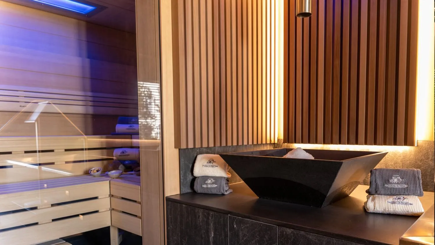 Sauna, Bed in HOTEL Hraniční zámeček