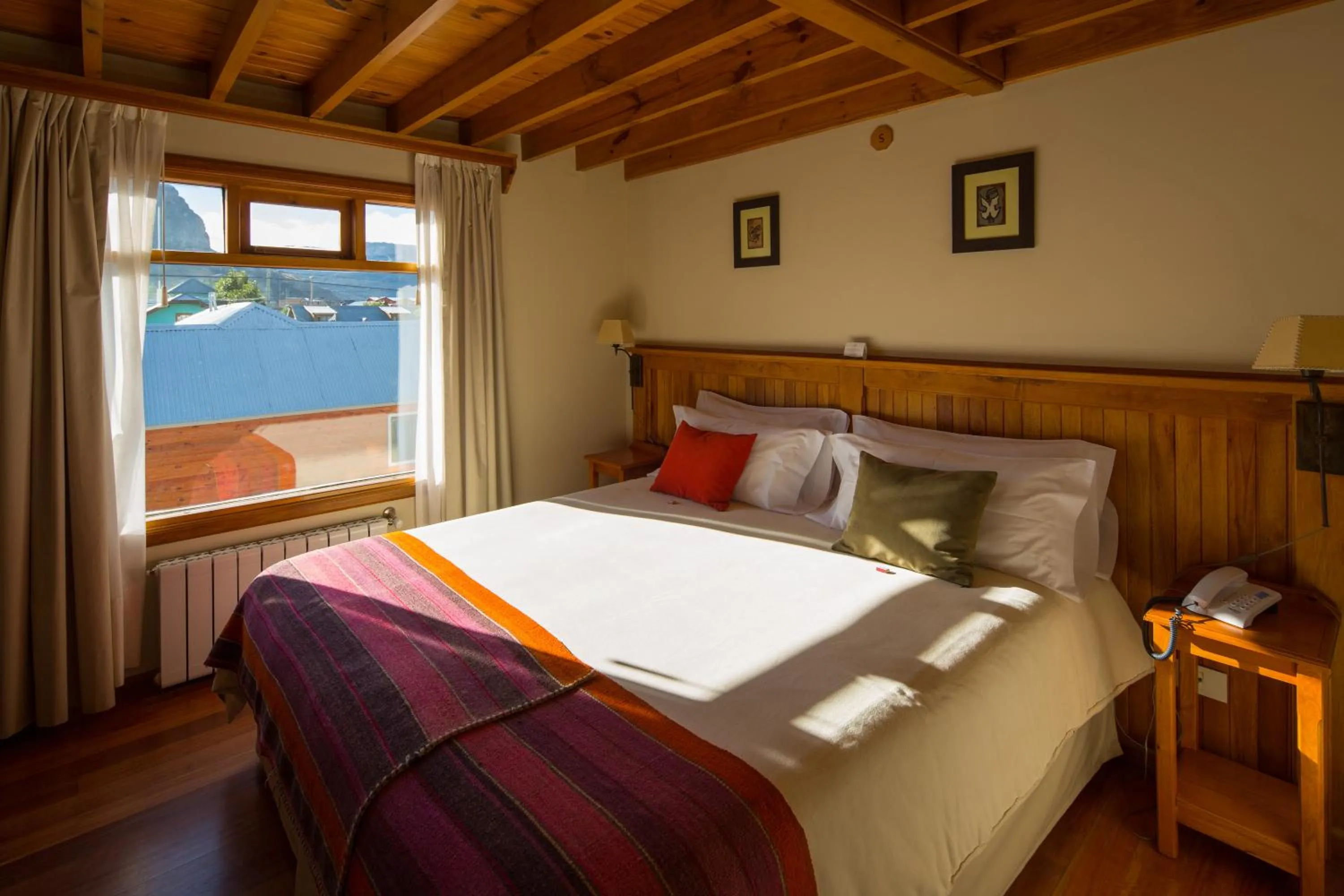 Bed in Hosteria Senderos